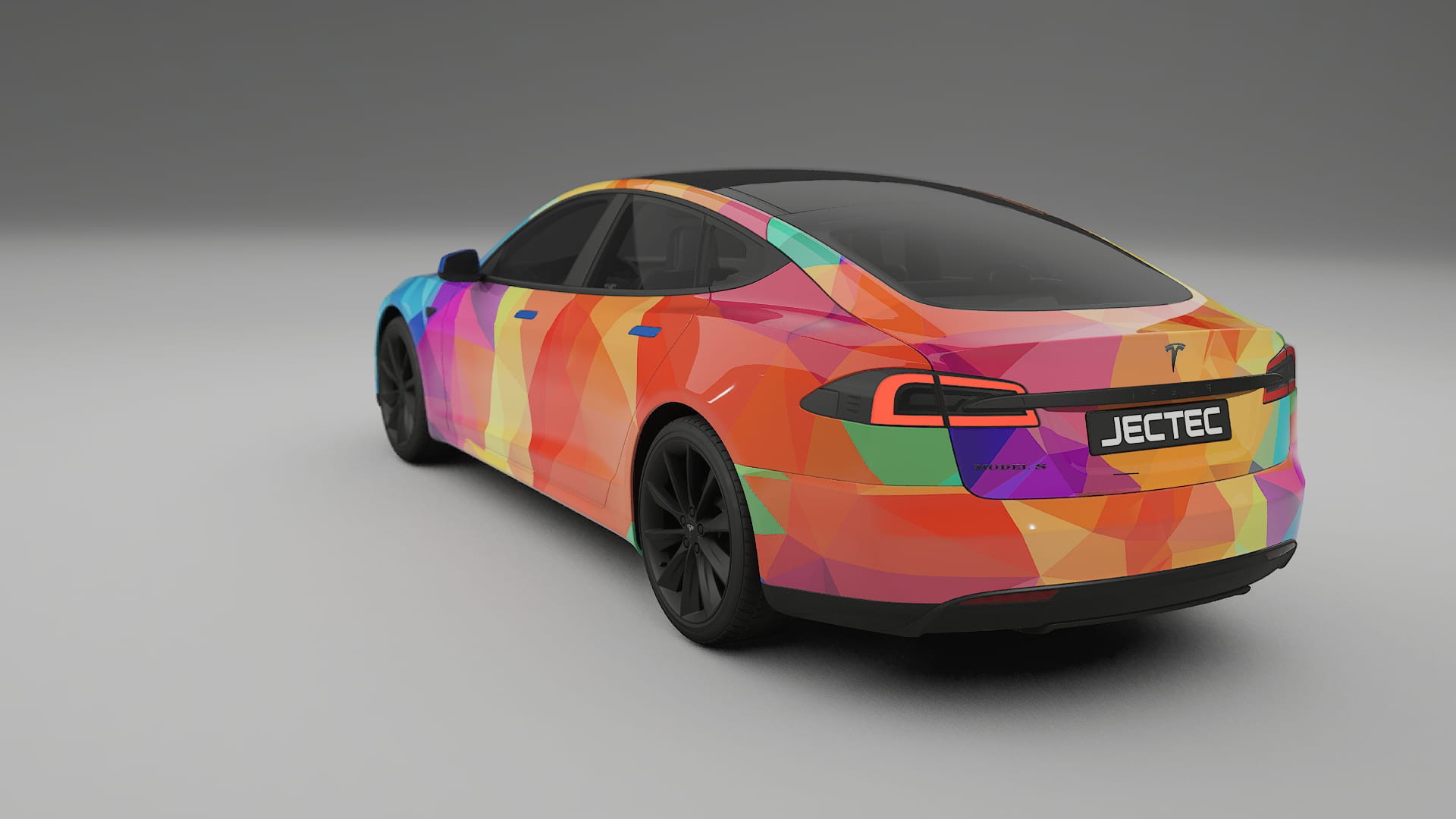 Tesla Model-S VECTOR WIBE Designed Wrap PPF Kit – Printable Polyurethane Film