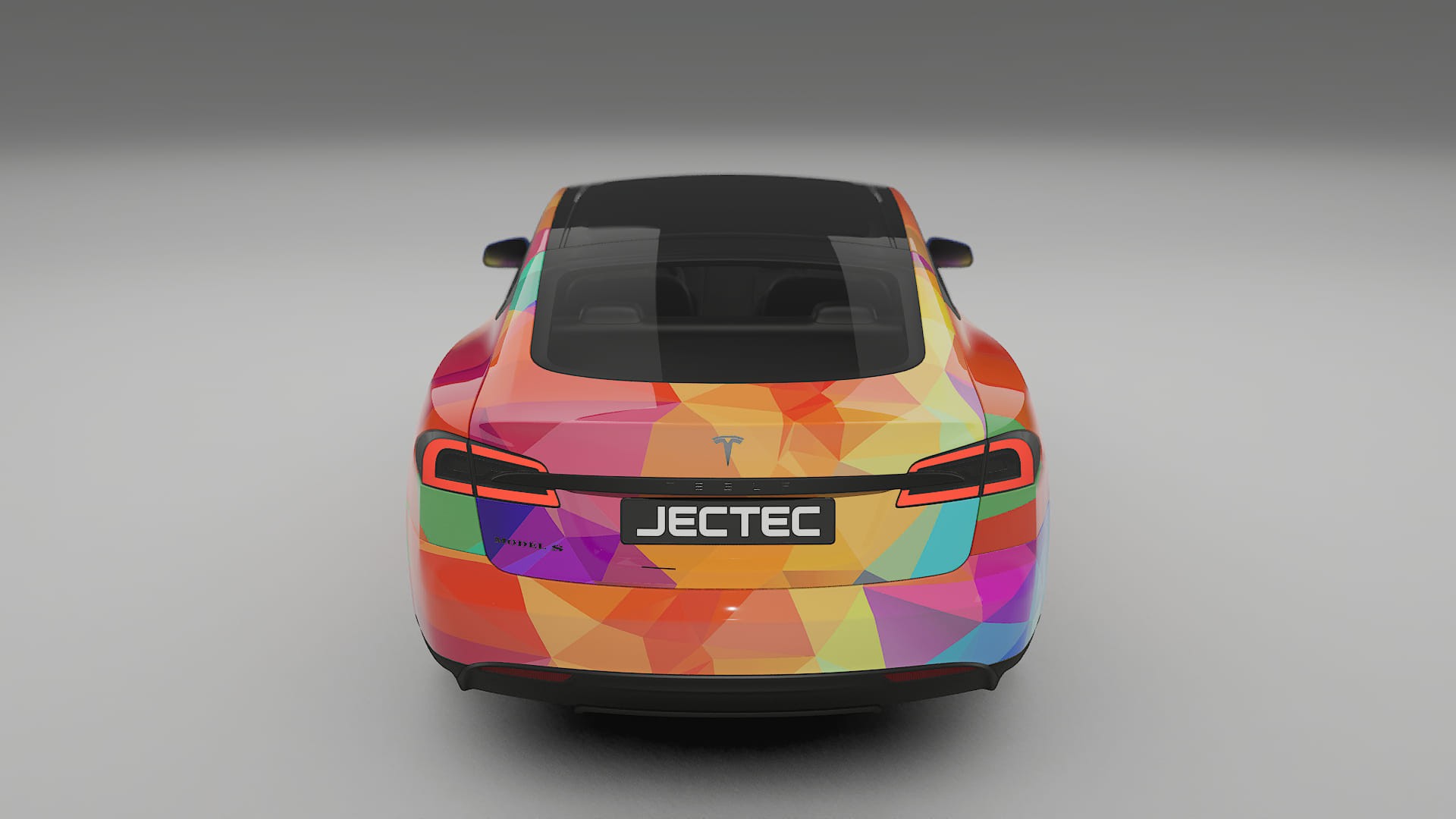 Tesla Model-S VECTOR VIBE Designed Wrap PPF Kit – Printable Polyurethane Film