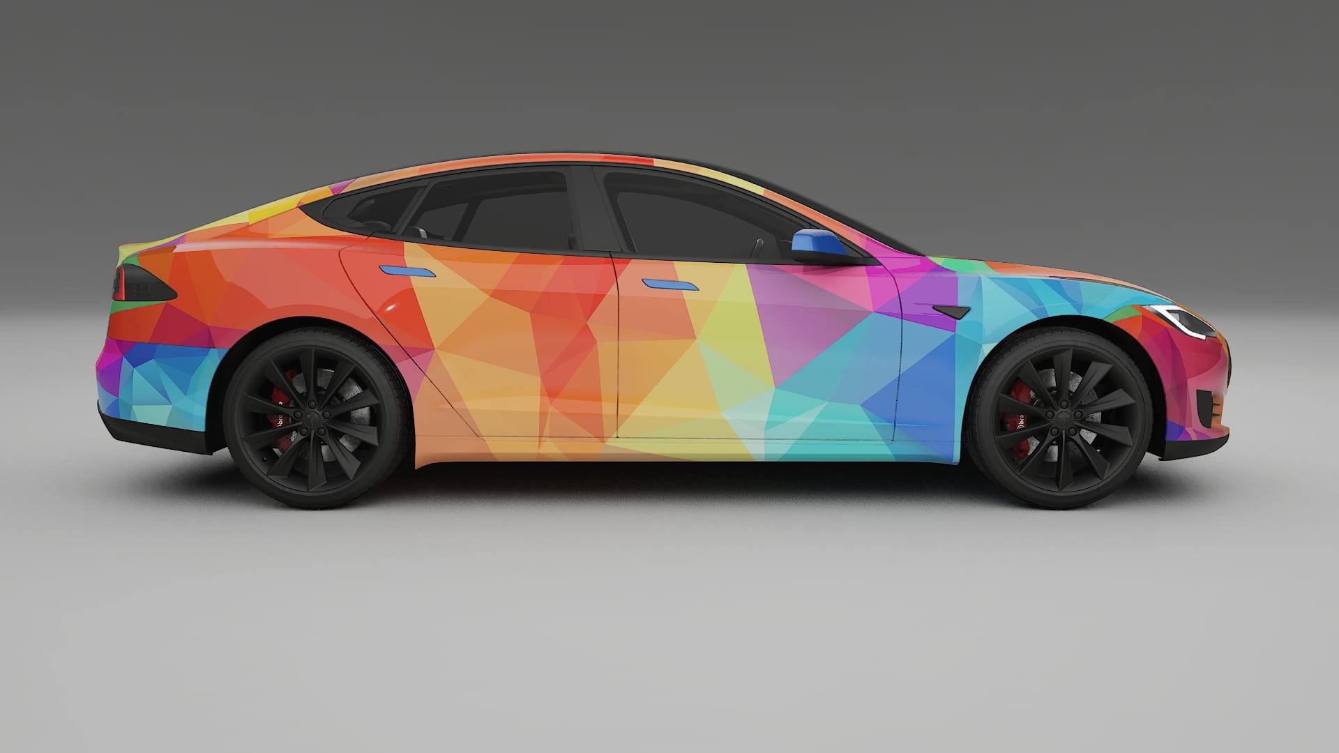 Tesla Model-S VECTOR WIBE Designed Wrap PPF Kit – Printable Polyurethane Film