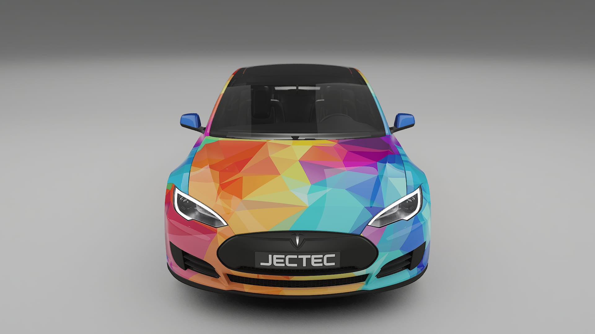 Tesla Model-S VECTOR VIBE Designed Wrap PPF Kit – Printable Polyurethane Film