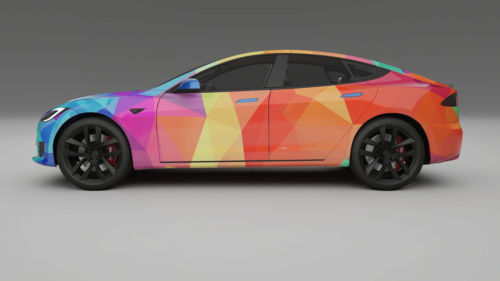 Tesla Model-S Refresh VECTOR WIBE Designed Wrap PPF Kit – Printable Polyurethane Film