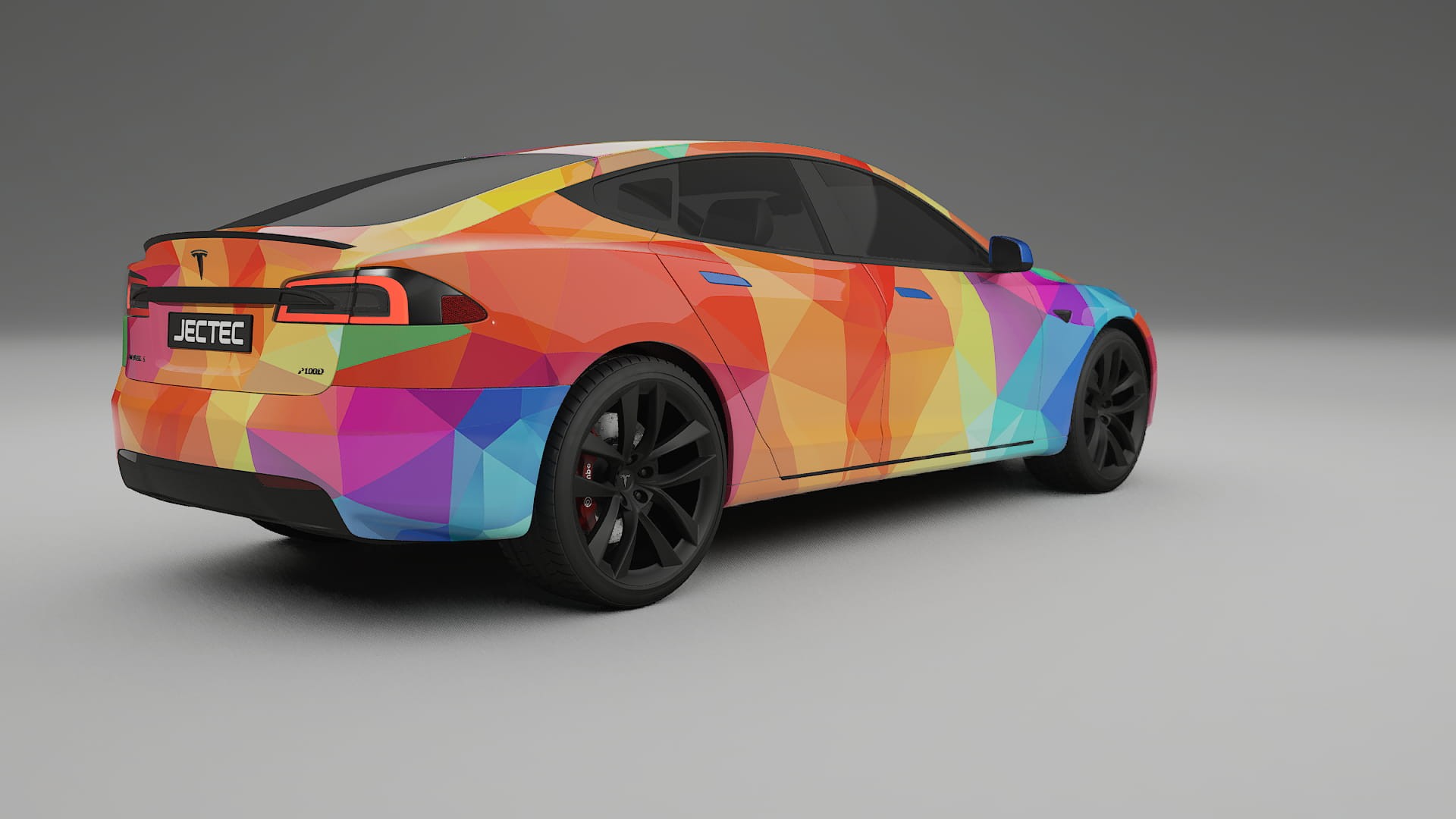 Tesla Model-S Refresh VECTOR VIBE Designed Wrap PPF Kit – Printable Polyurethane Film
