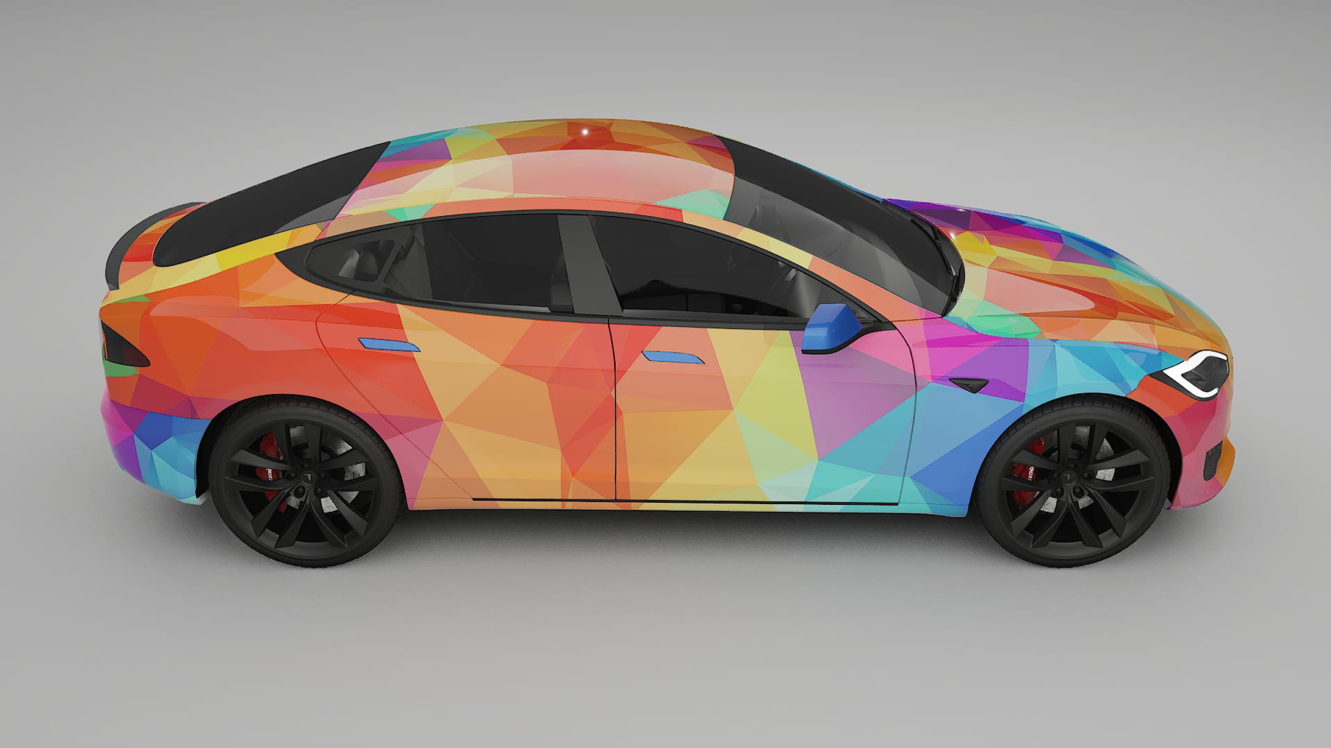 Tesla Model-S Refresh VECTOR VIBE Designed Wrap PPF Kit – Printable Polyurethane Film