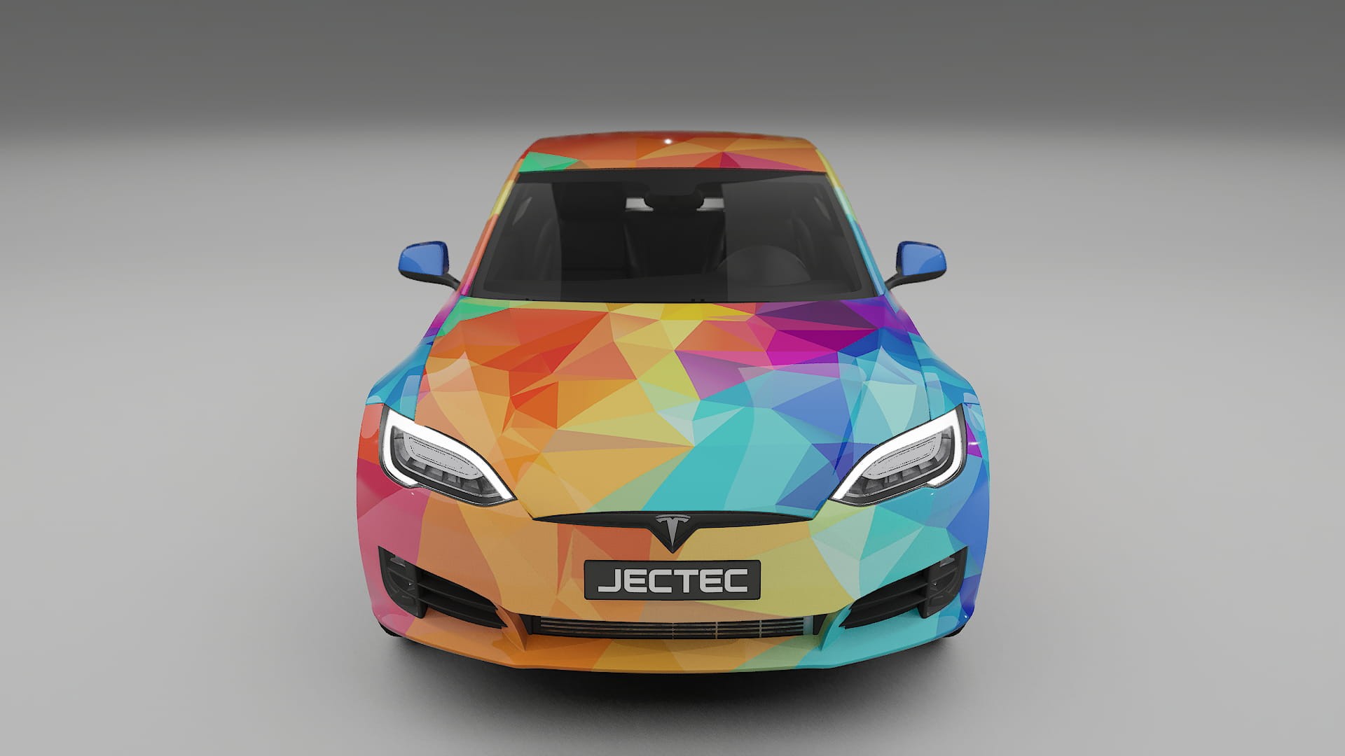 Tesla Model-S Refresh VECTOR VIBE Designed Wrap PPF Kit – Printable Polyurethane Film