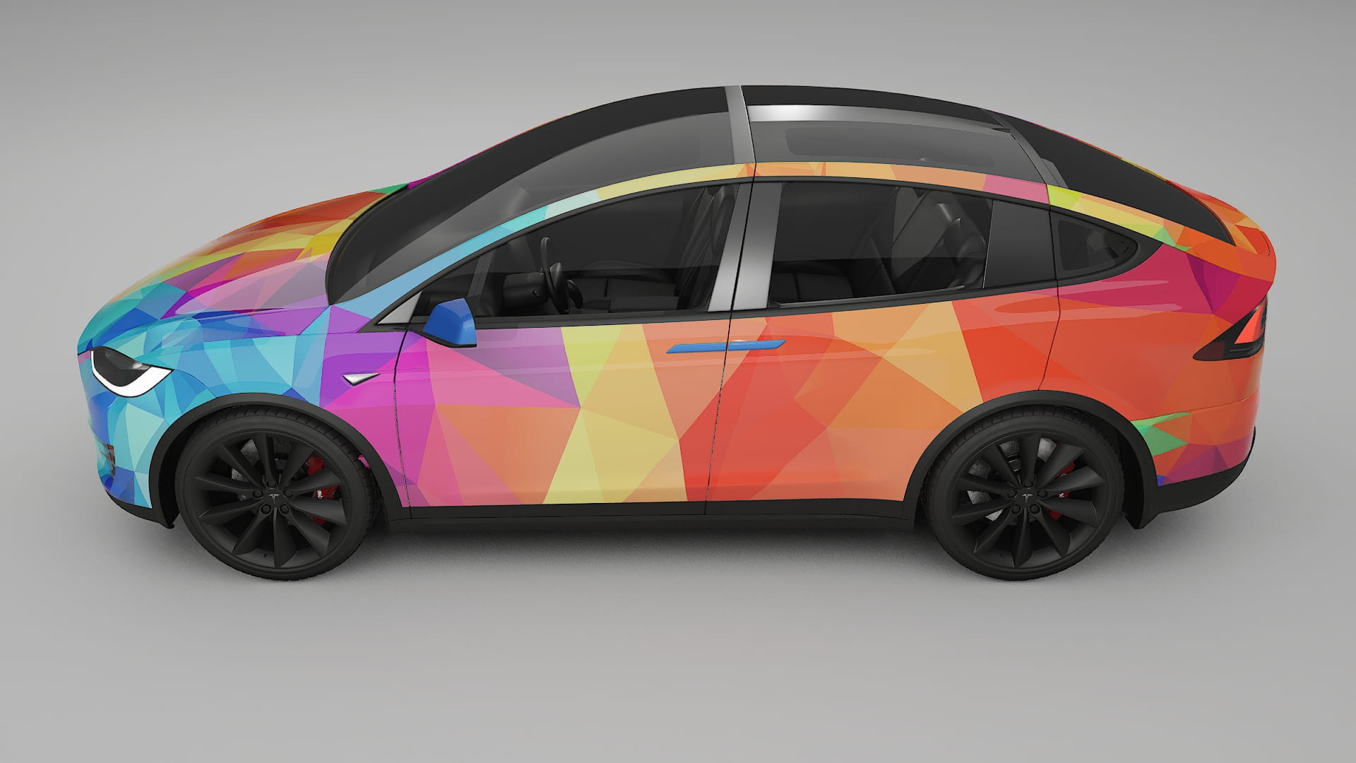 Tesla Model X VECTOR WIBE Designed Wrap PPF Kit – Printable Polyurethane Film
