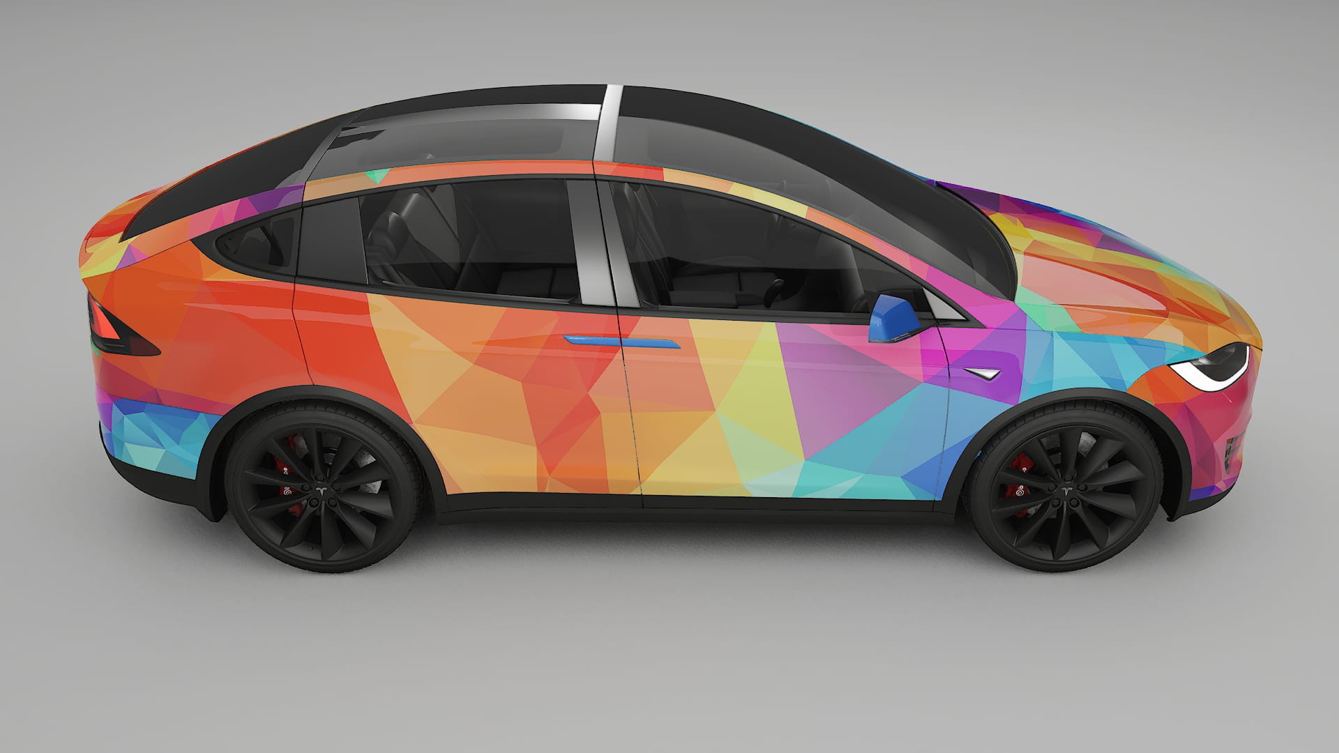 Tesla Model X VECTOR WIBE Designed Wrap PPF Kit – Printable Polyurethane Film