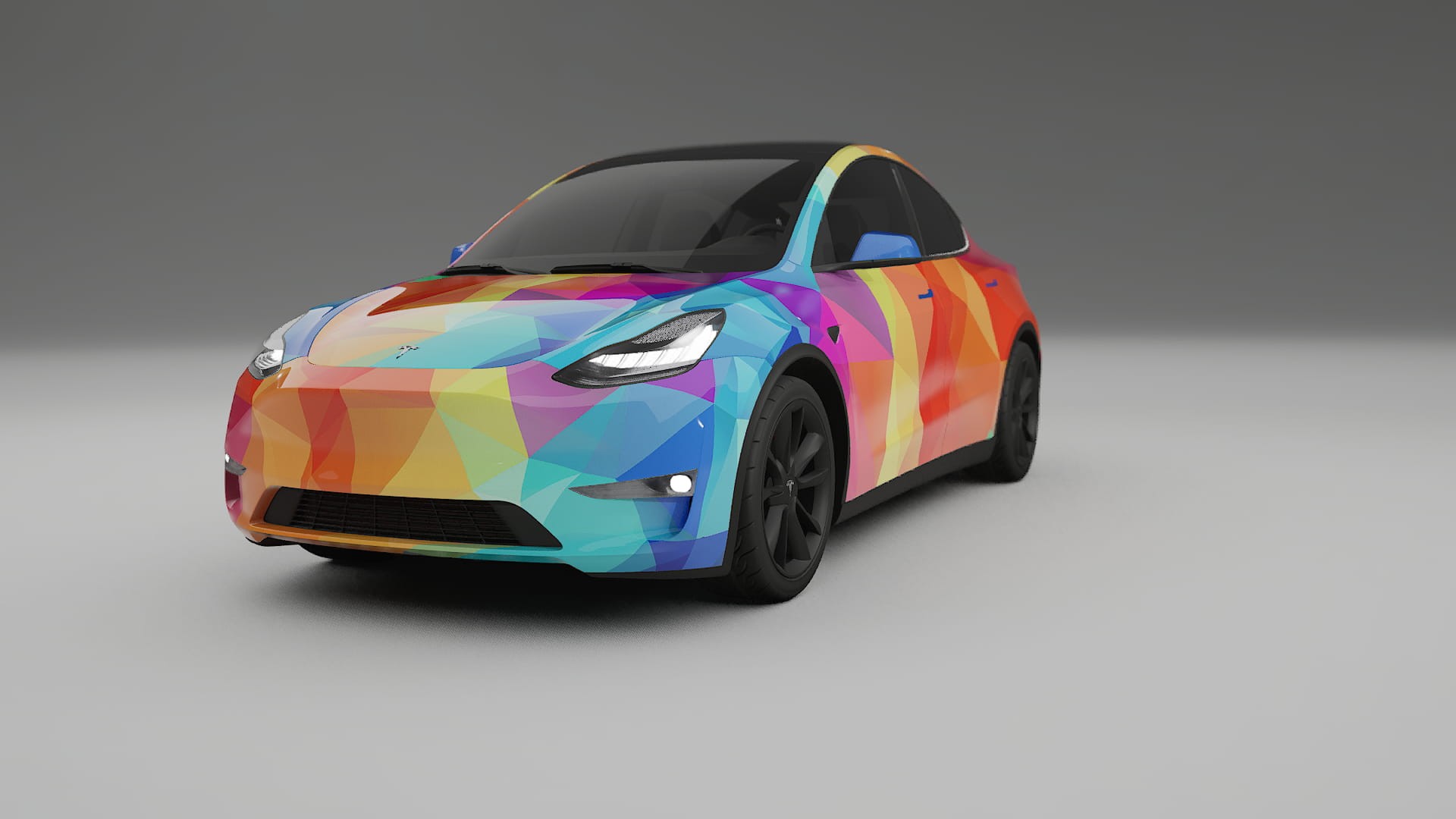 Tesla Model Y VECTOR WIBE Designed Wrap PPF Kit – Printable Polyurethane Film