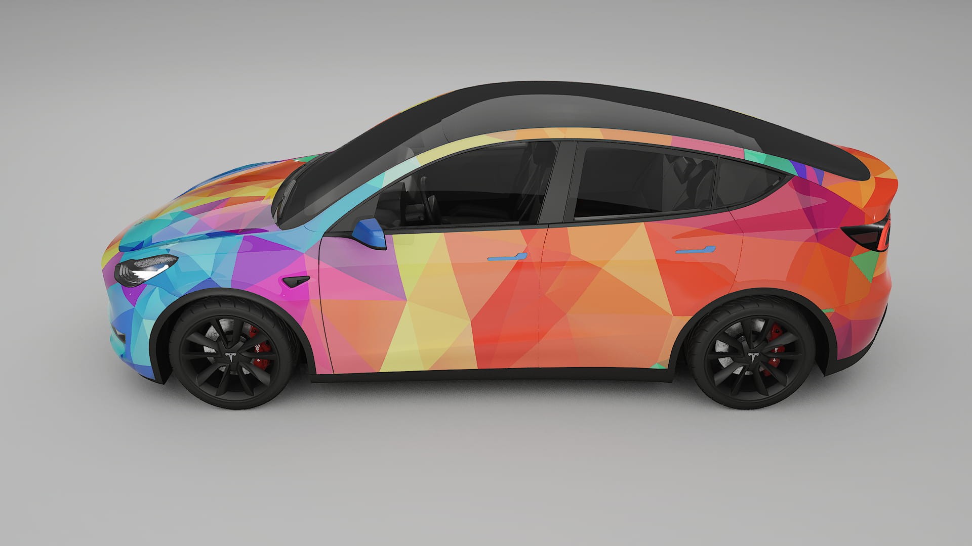 Tesla Model Y VECTOR WIBE Designed Wrap PPF Kit – Printable Polyurethane Film