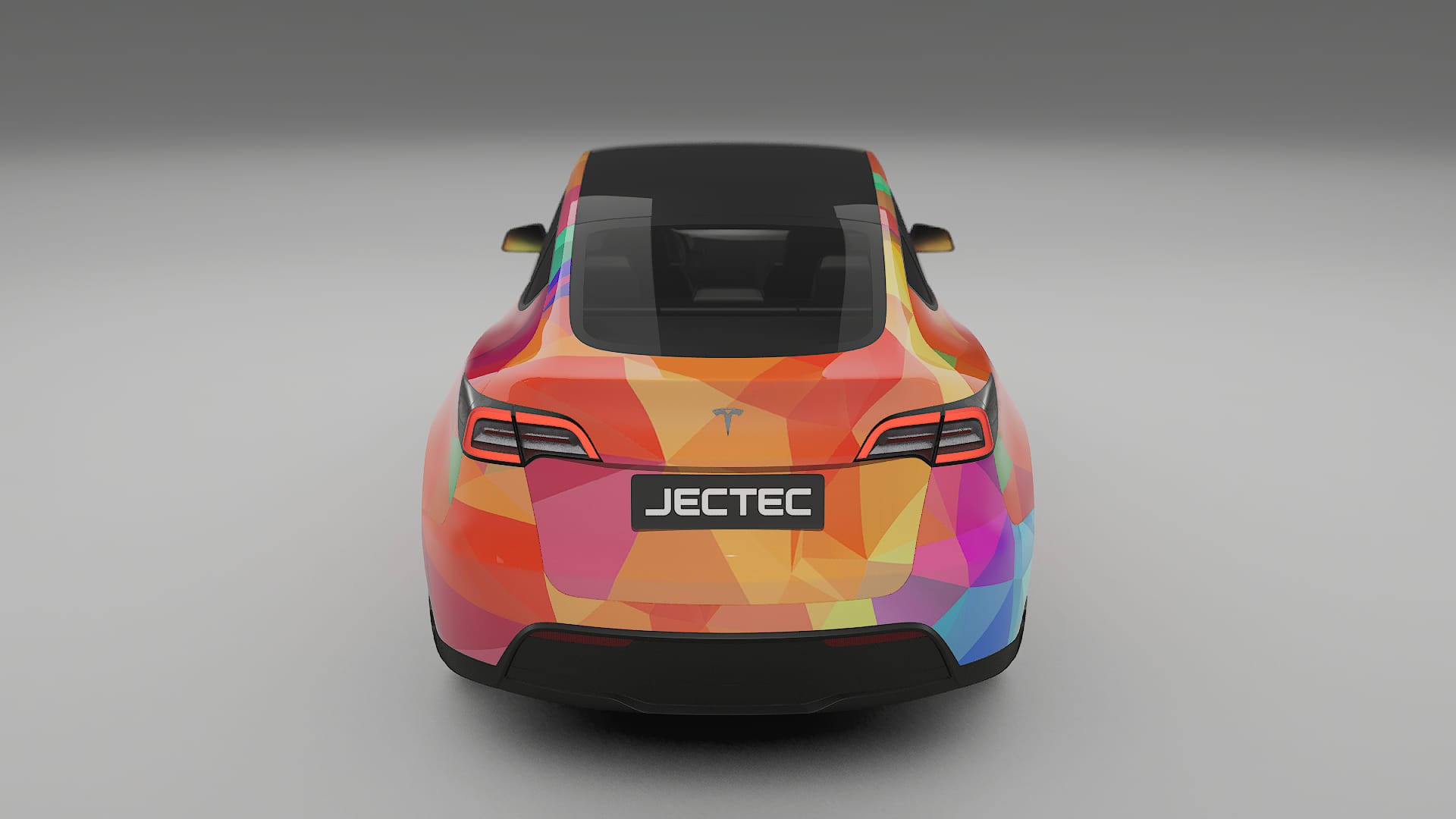 Tesla Model Y VECTOR VIBE Designed Wrap PPF Kit – Printable Polyurethane Film