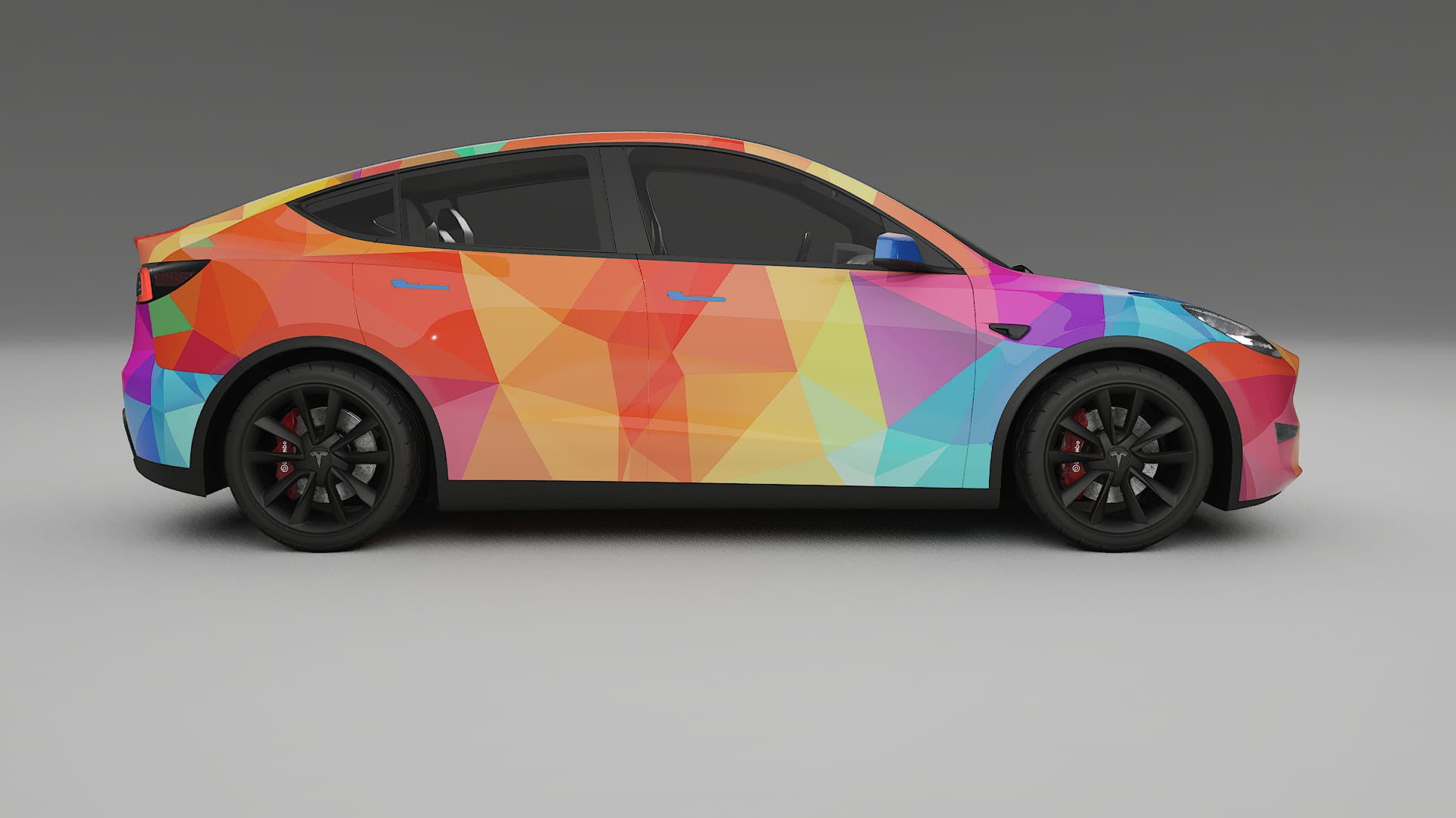 Tesla Model Y VECTOR VIBE Designed Wrap PPF Kit – Printable Polyurethane Film