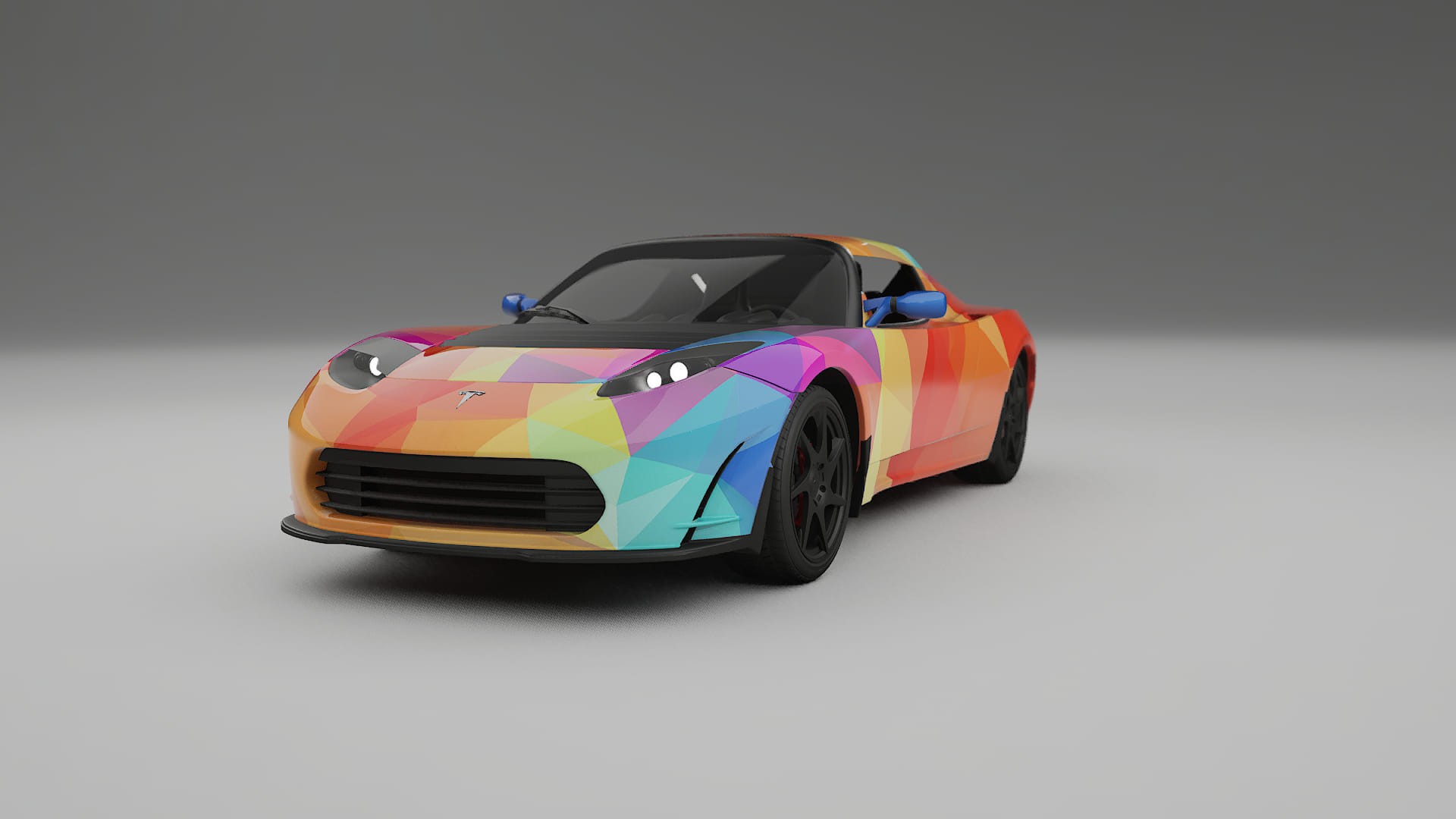 Tesla Roadster 2.5 VECTOR VIBE – Design-Wrap PPF-Kit aus bedruckbarer Polyurethanfolie