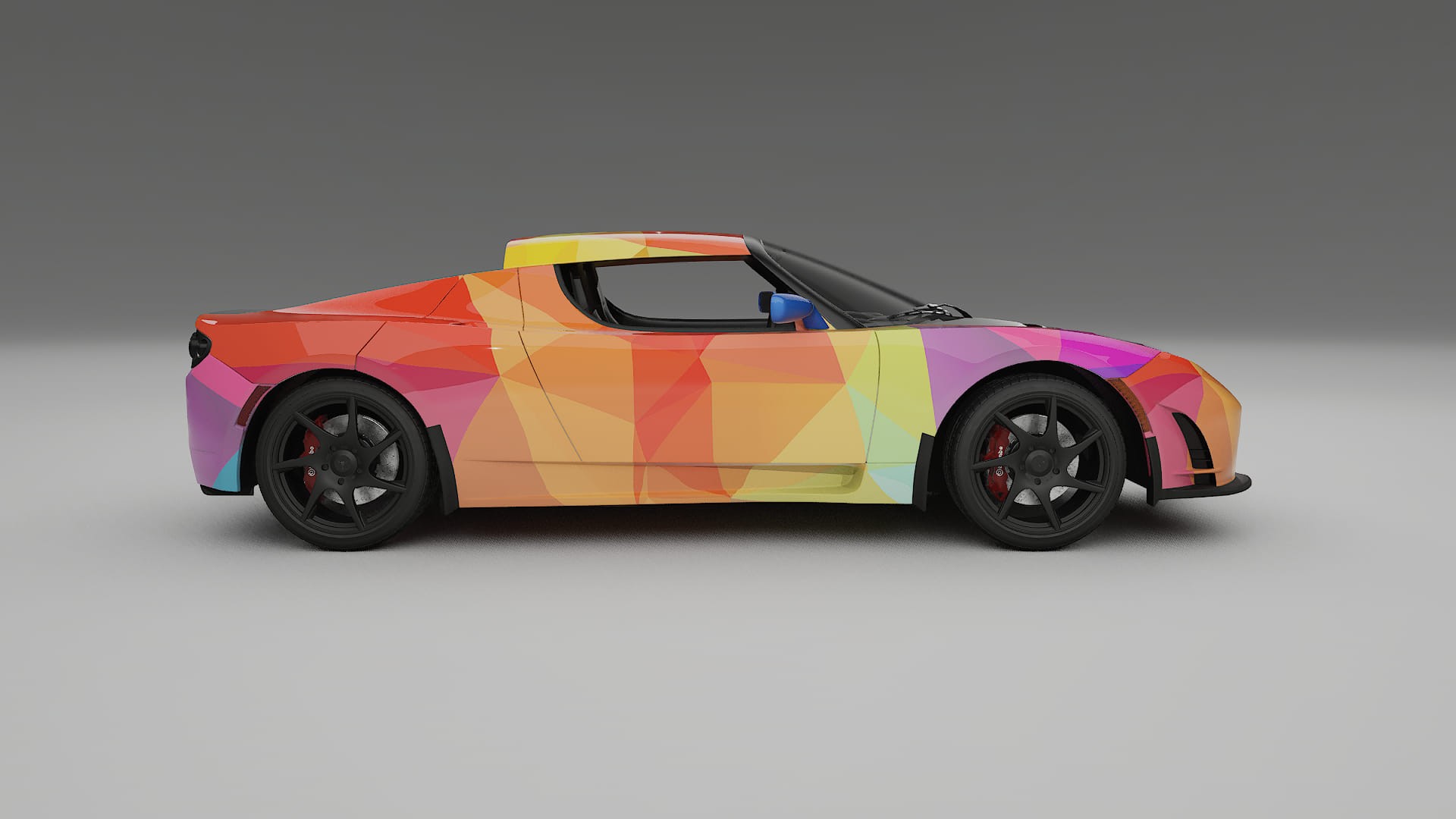 Tesla Roadster 2.5 VECTOR WIBE Designed Wrap PPF Kit – Printable Polyurethane Film