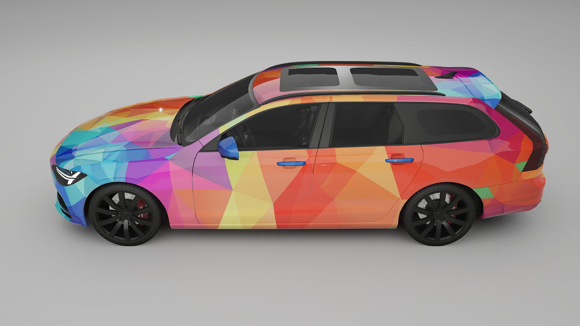 Volvo V90 P5 VECTOR VIBE Designed Wrap PPF Kit – Printable Polyurethane Film
