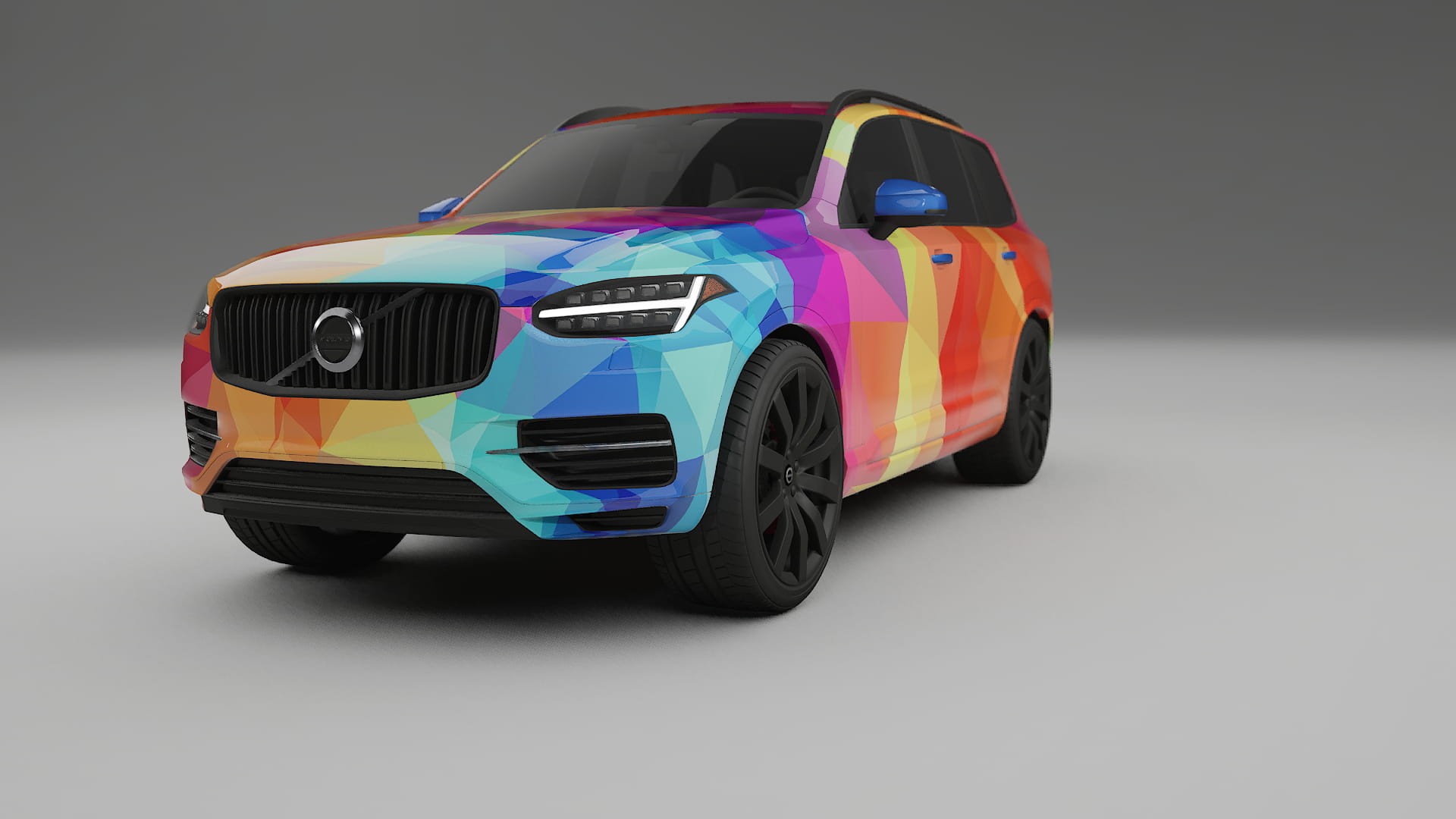 Volvo XC90 SPA VECTOR VIBE – Design-Wrap PPF-Kit aus bedruckbarer Polyurethanfolie