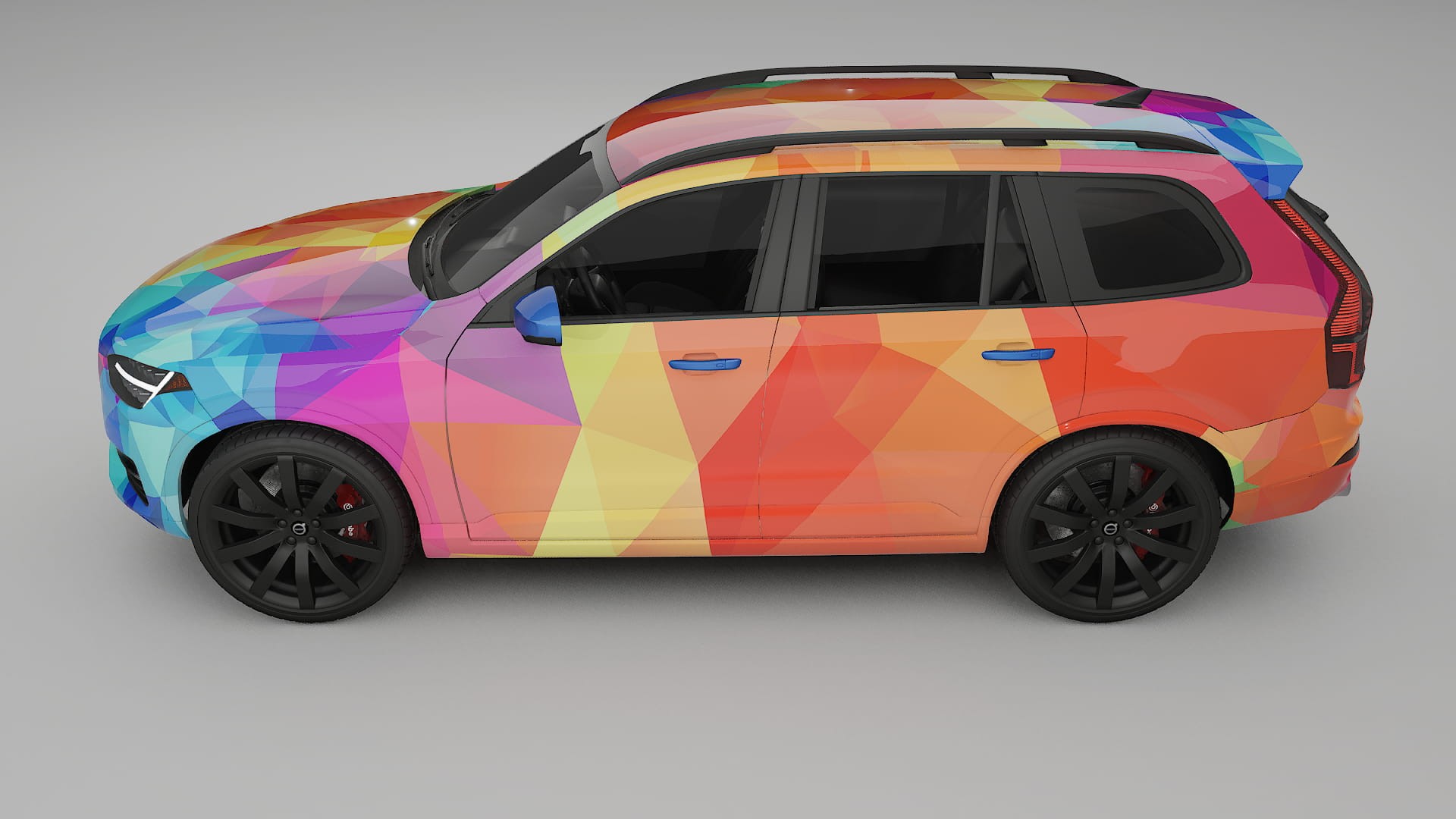 Volvo XC90 SPA VECTOR VIBE – Design-Wrap PPF-Kit aus bedruckbarer Polyurethanfolie