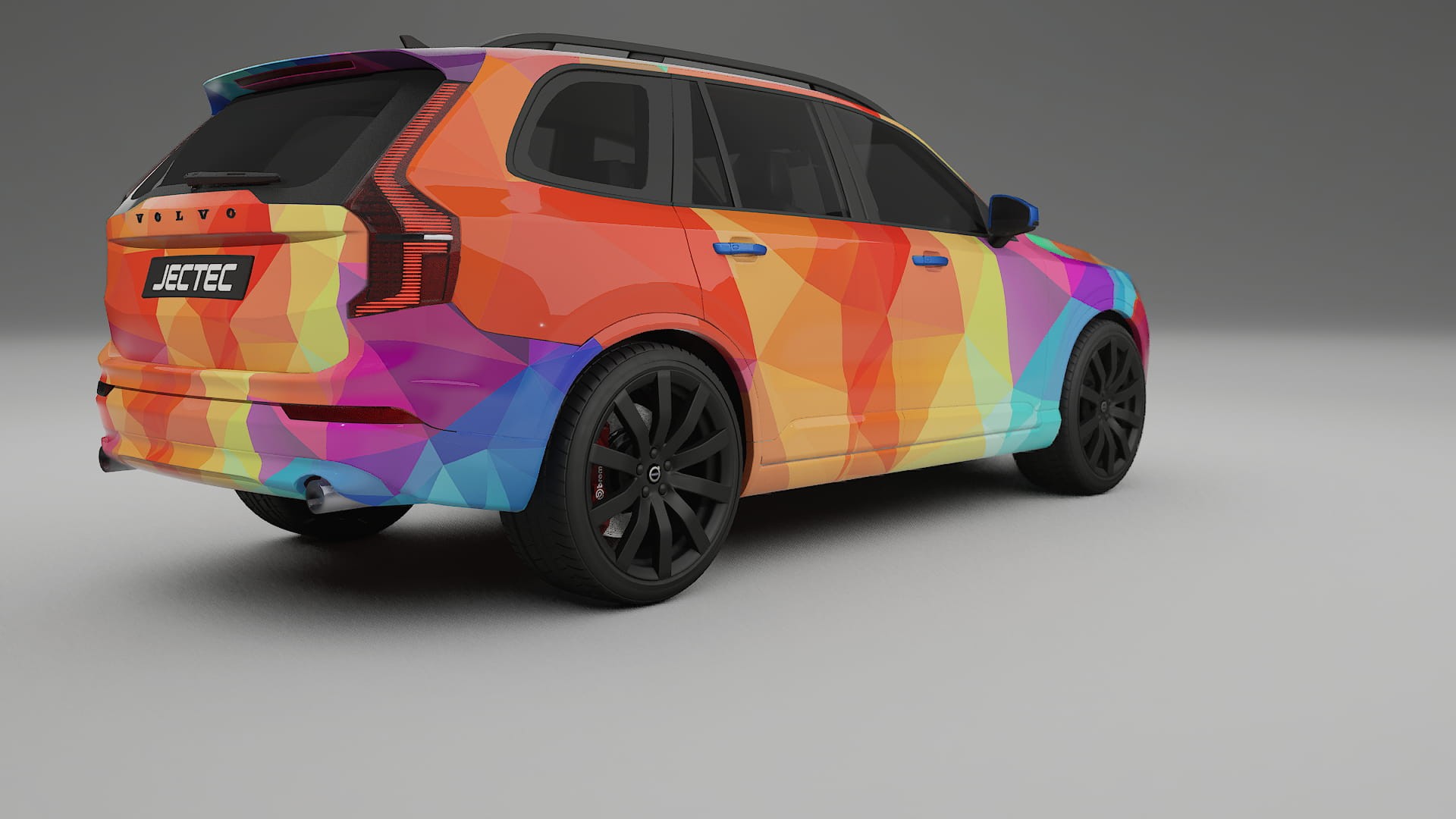 Volvo XC90 SPA VECTOR VIBE – Design-Wrap PPF-Kit aus bedruckbarer Polyurethanfolie