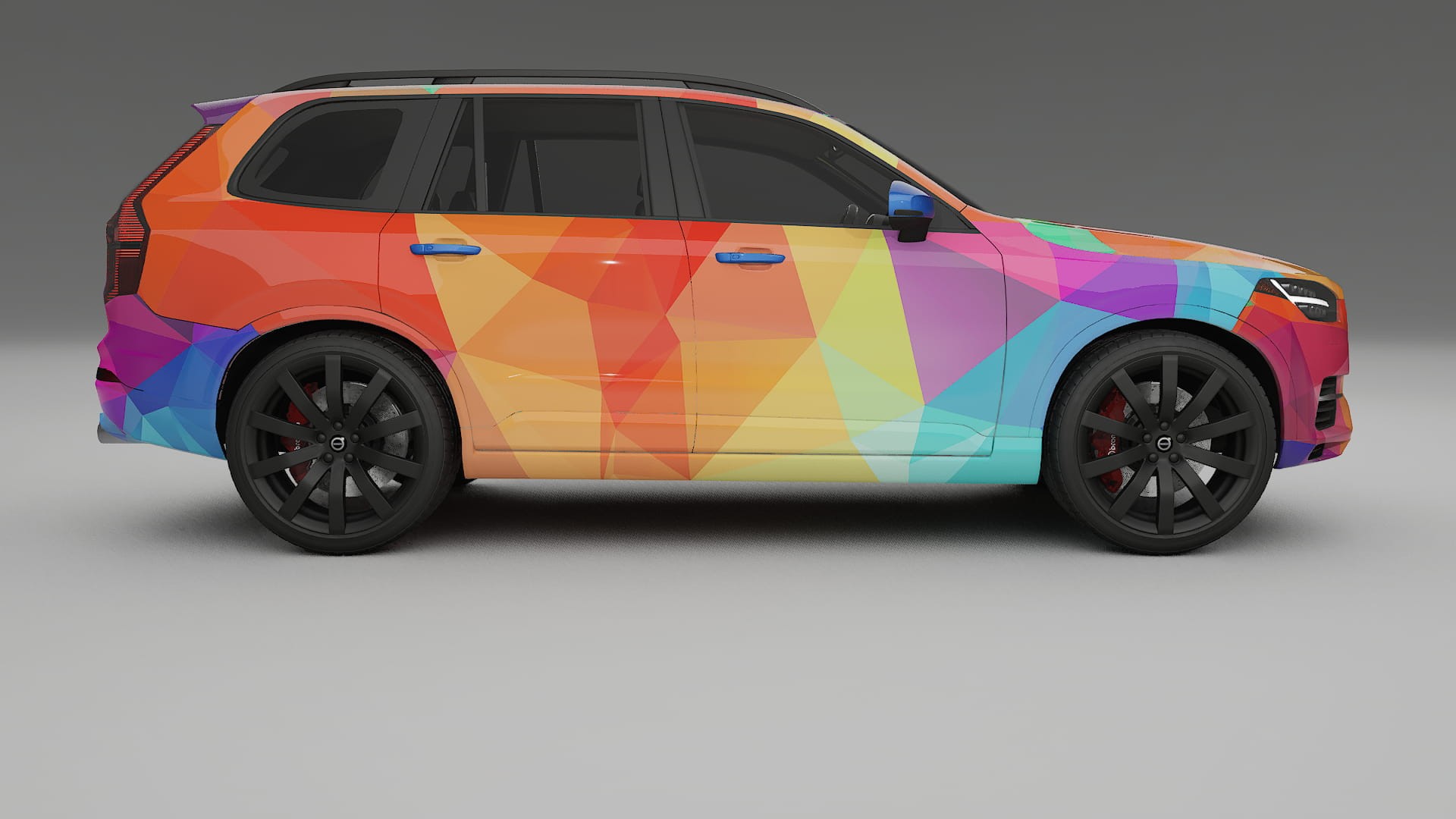 Volvo XC90 SPA VECTOR VIBE – Design-Wrap PPF-Kit aus bedruckbarer Polyurethanfolie