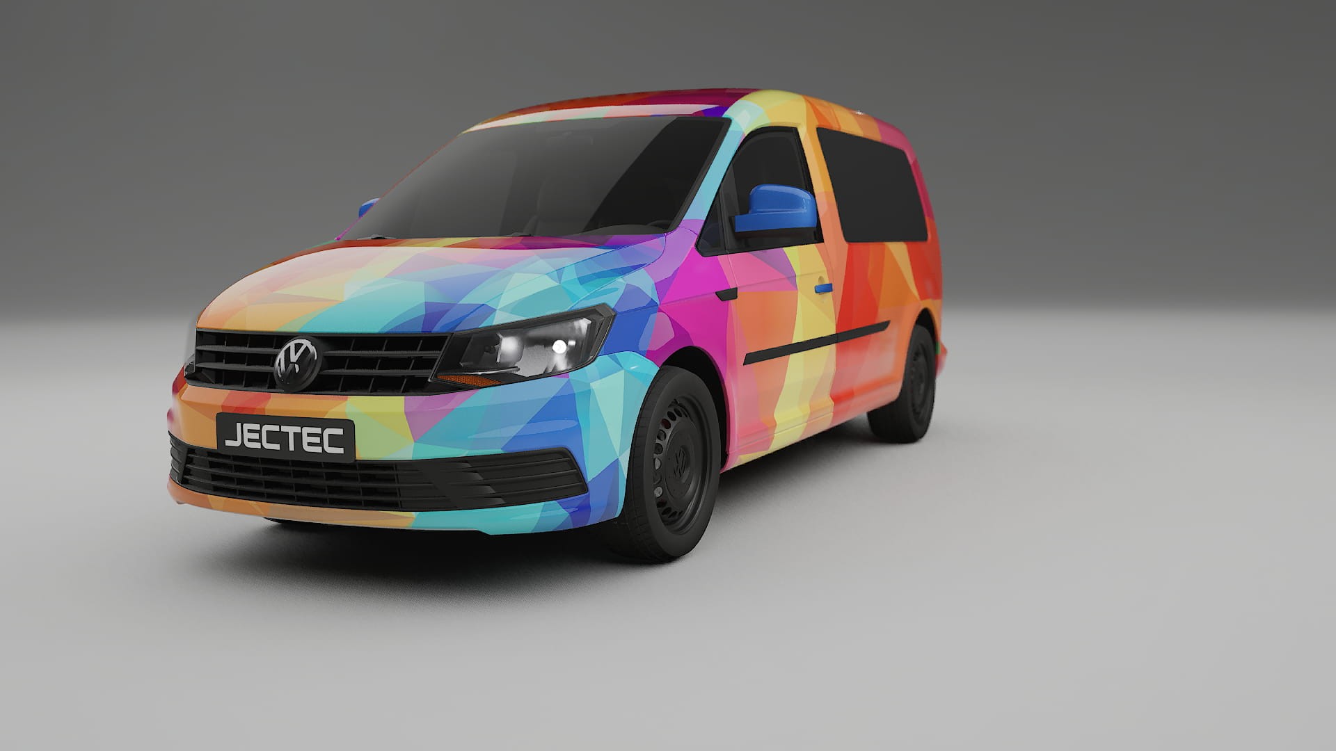 VW Caddy Maxi SB VECTOR VIBE Designed Wrap PPF Kit – Printable Polyurethane Film