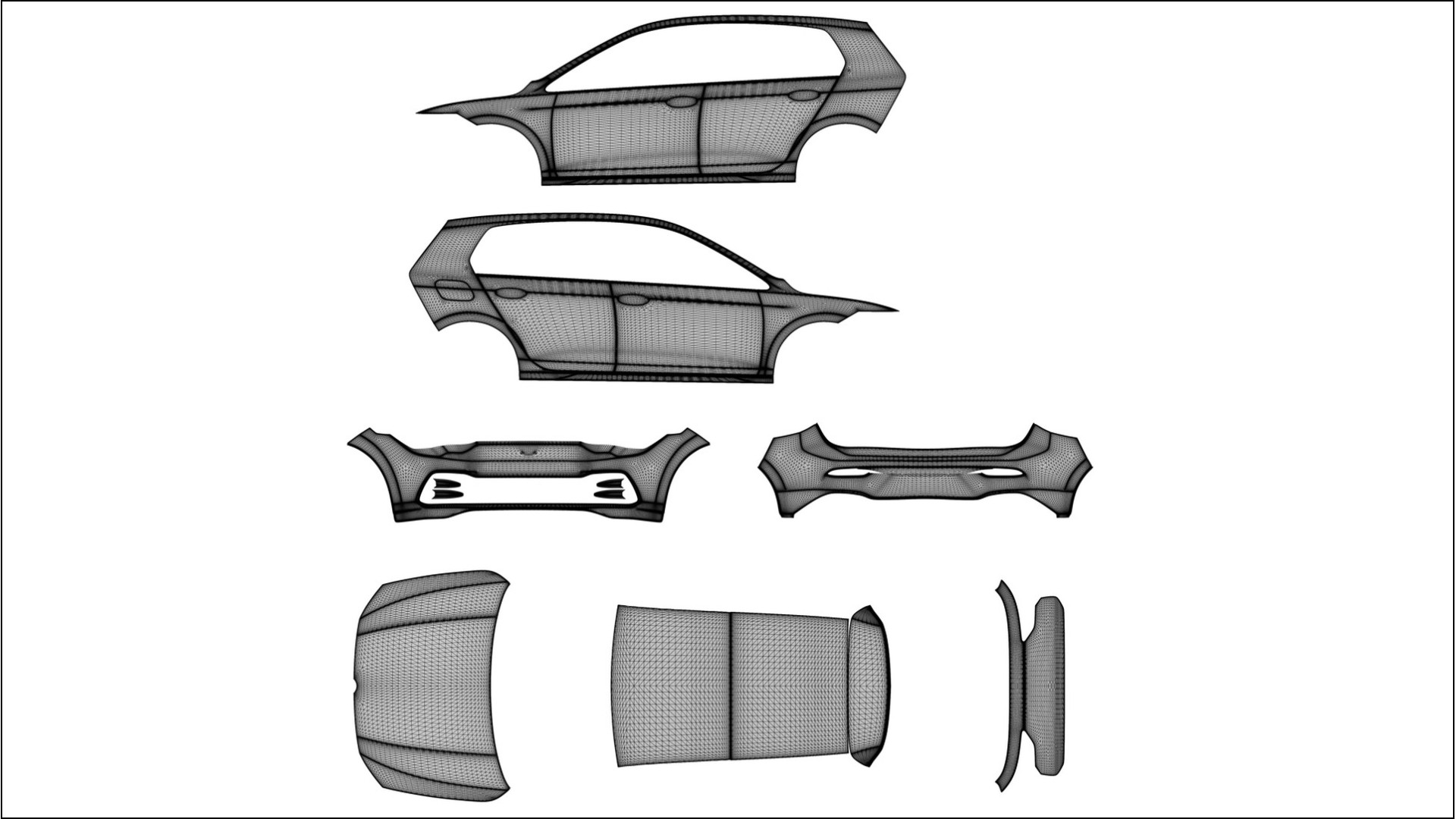 VW Golf Mk8 VECTOR WIBE Designed Wrap PPF Kit – Printable Polyurethane Film 2