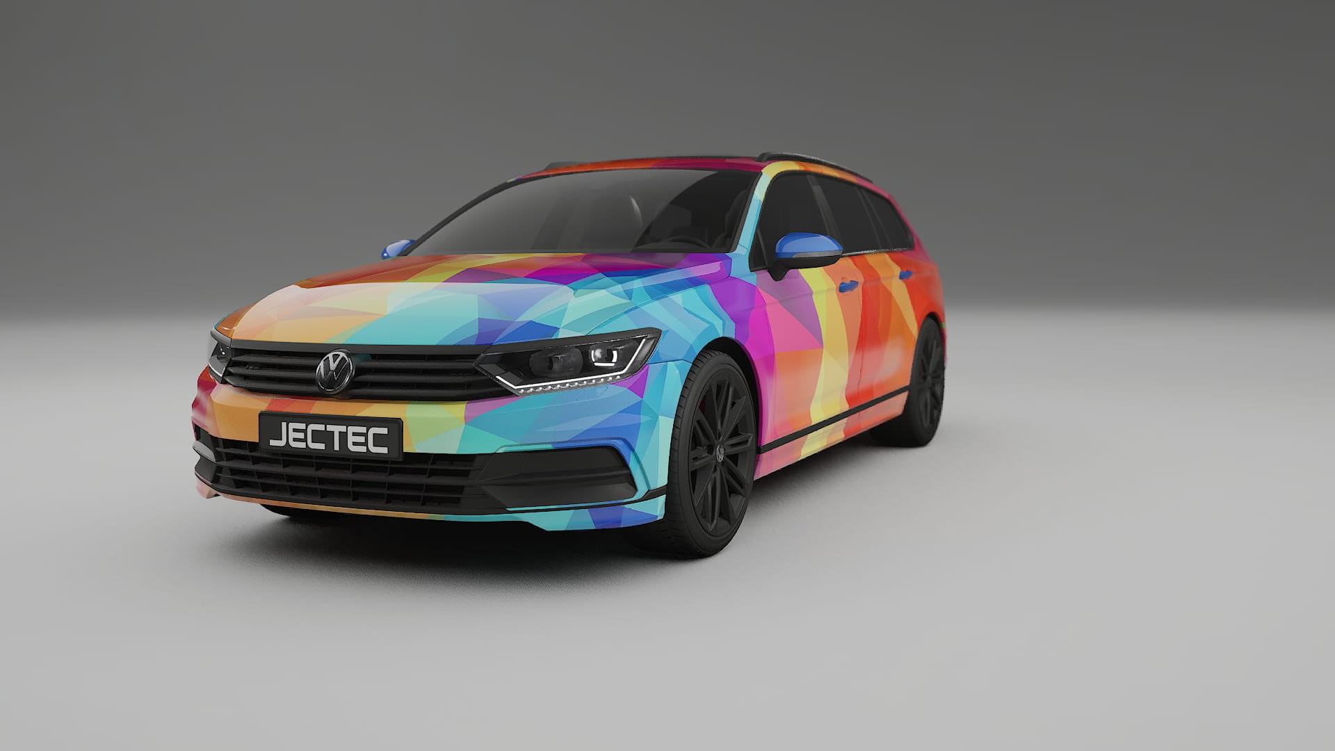VW Passat VariantR B8 VECTOR WIBE Designed Wrap PPF Kit – Printable Polyurethane Film