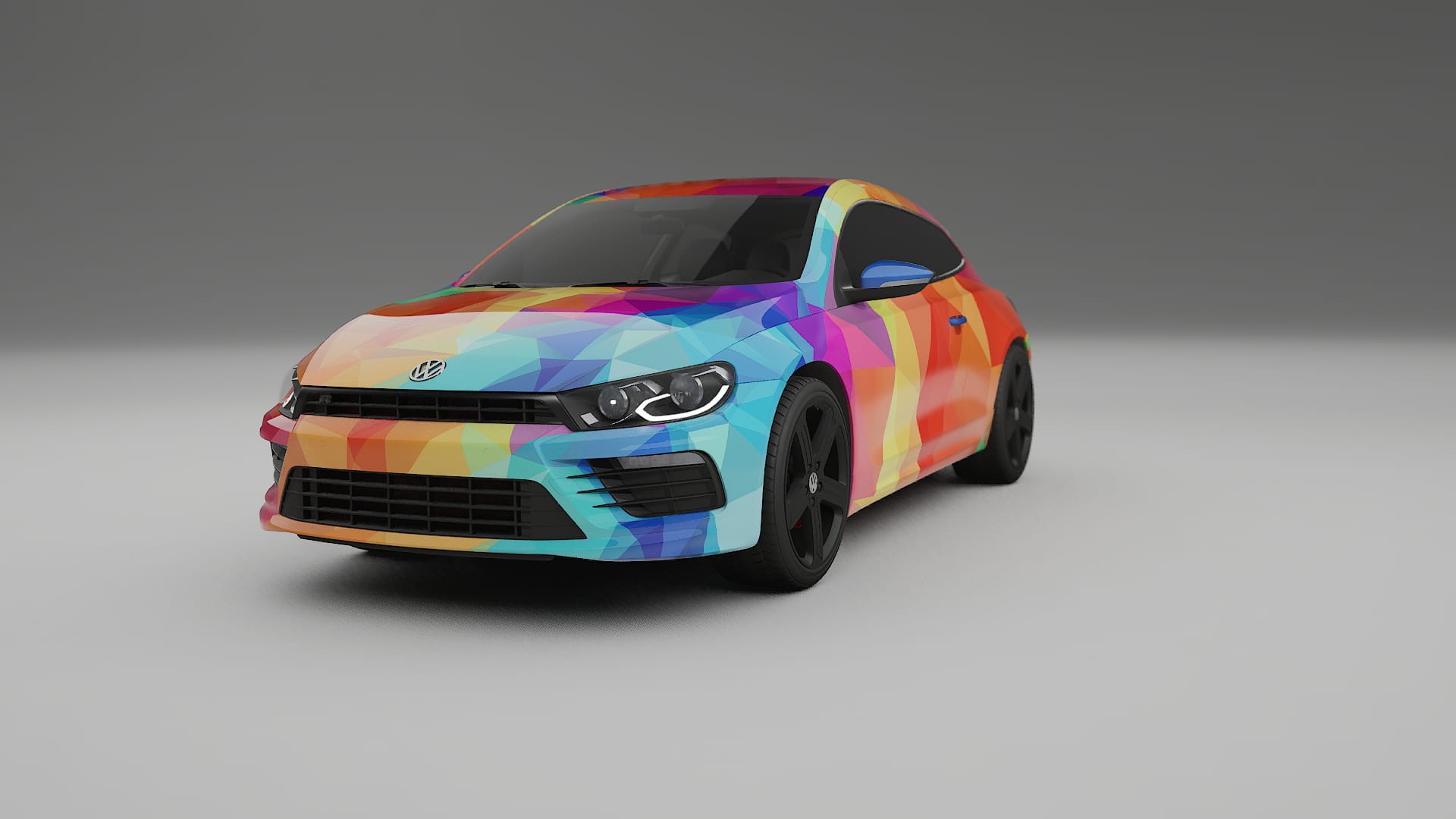 VW Scirocco R III VECTOR VIBE Designed Wrap PPF Kit – Printable Polyurethane Film