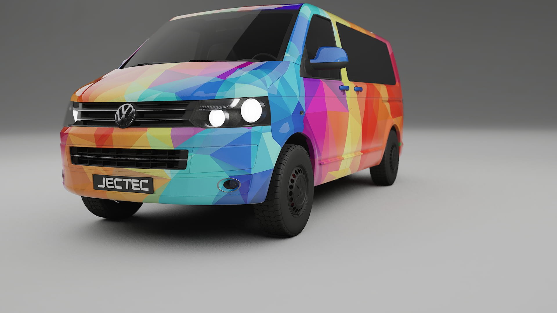 VW Transporter T5 Caravelle VECTOR WIBE Designed Wrap PPF Kit – Printable Polyurethane Film