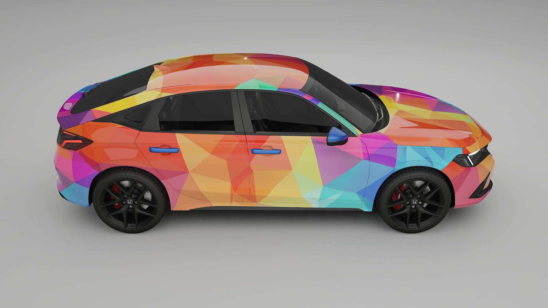 Honda Civic hatchback VECTOR WIBE Designed Wrap PPF Kit – Printable Polyurethane Film