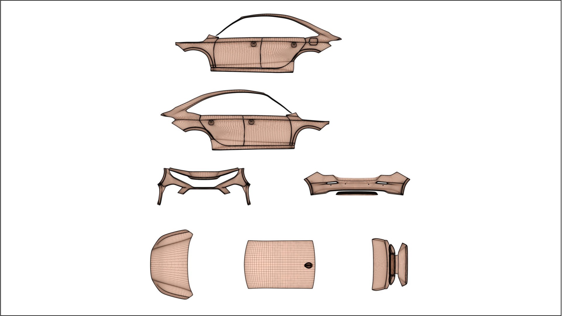 Honda Civic Si VECTOR VIBE – Design-Wrap PPF-Kit aus bedruckbarer Polyurethanfolie