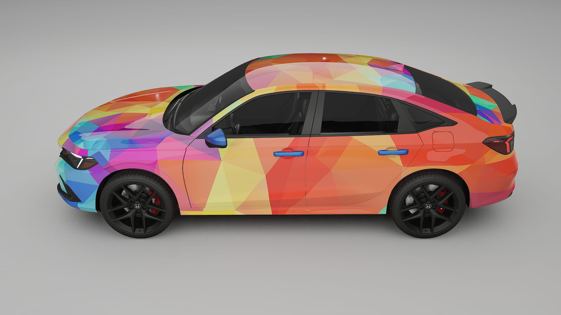 Honda Civic Si VECTOR WIBE Designed Wrap PPF Kit – Printable Polyurethane Film