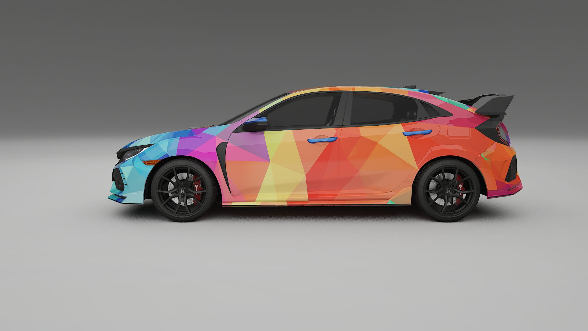 Honda Civic Type-R VECTOR VIBE – Design-Wrap PPF-Kit aus bedruckbarer Polyurethanfolie