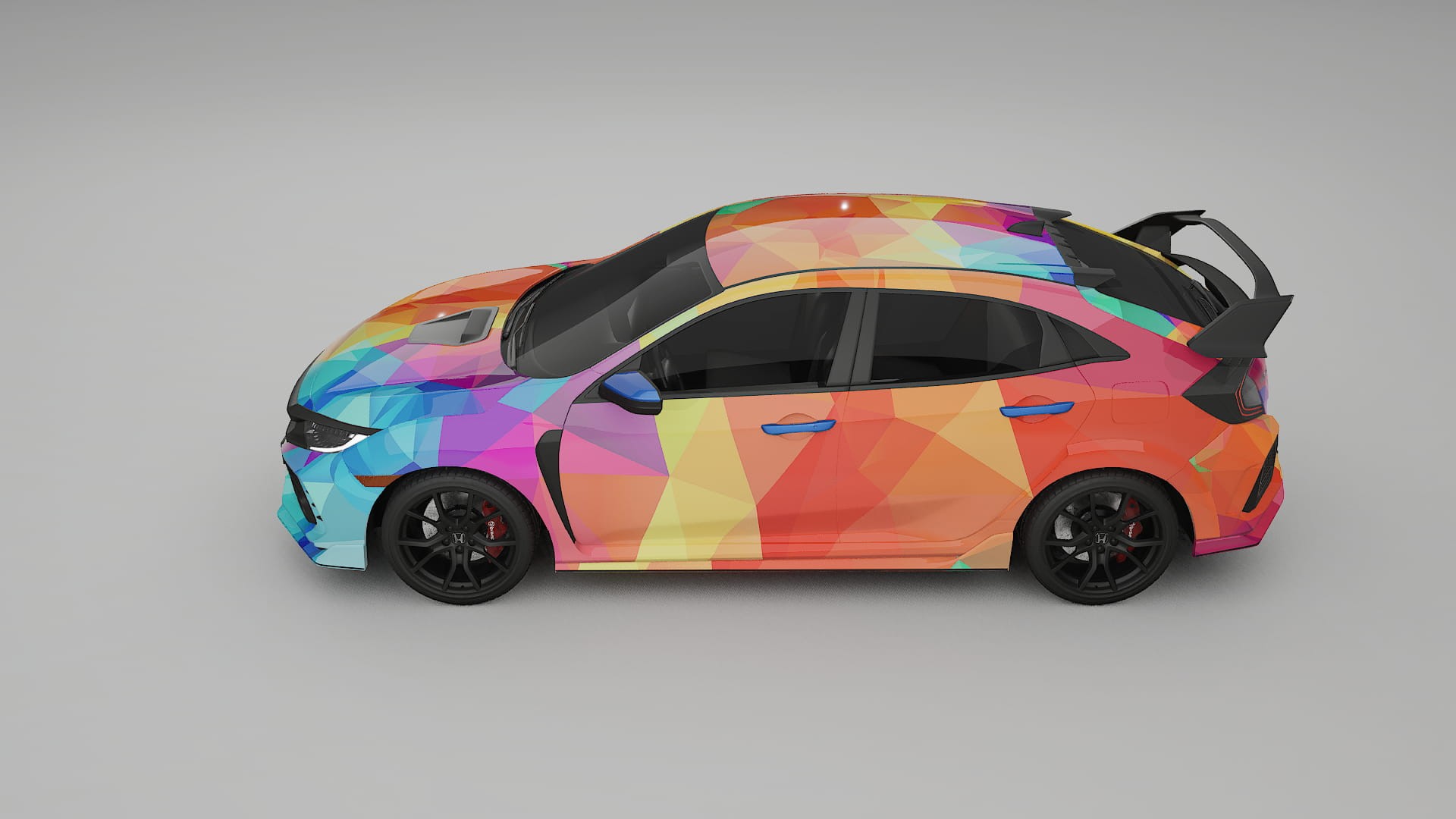 Honda Civic Type-R VECTOR VIBE Designed Wrap PPF Kit – Printable Polyurethane Film
