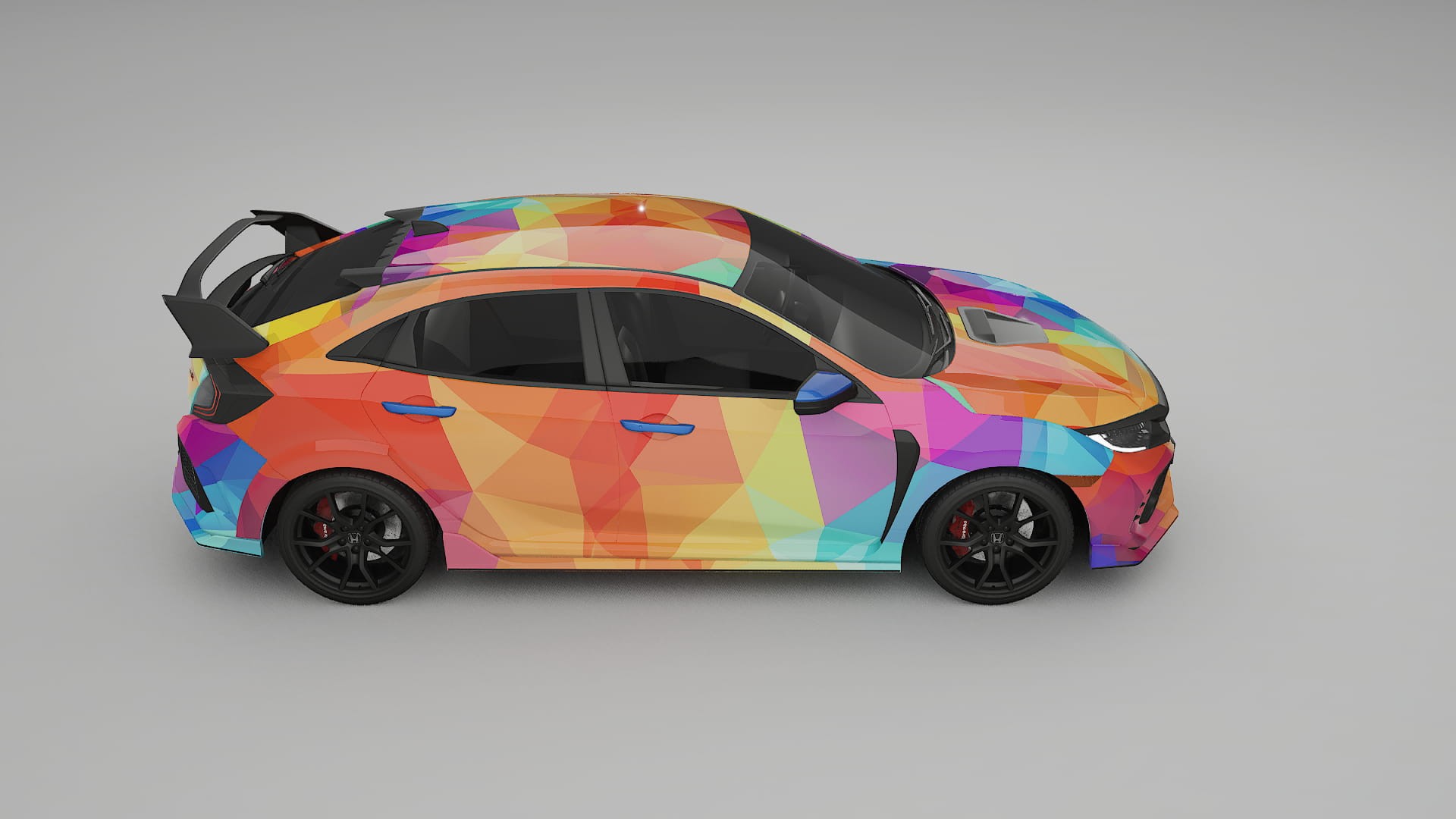 Honda Civic Type-R VECTOR WIBE Designed Wrap PPF Kit – Printable Polyurethane Film