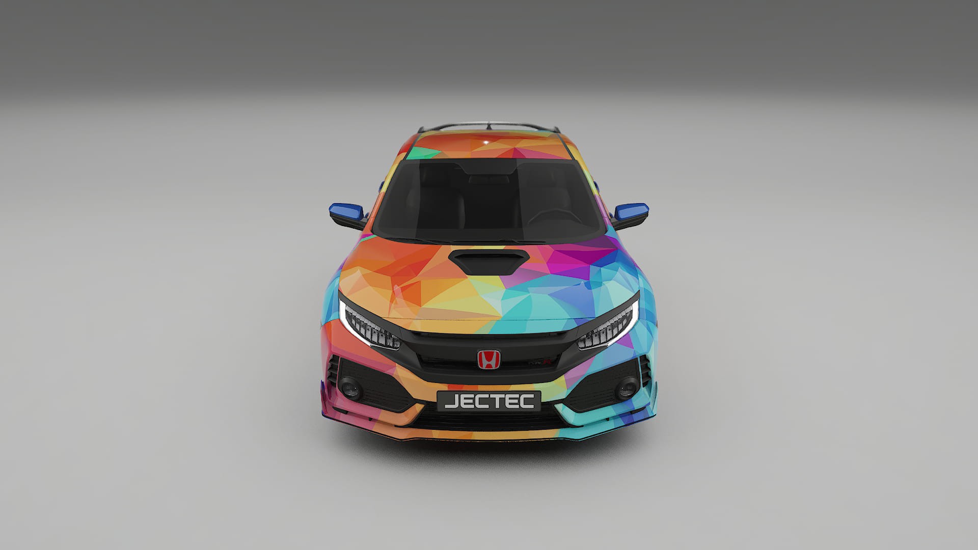 Honda Civic Type-R VECTOR VIBE – Design-Wrap PPF-Kit aus bedruckbarer Polyurethanfolie