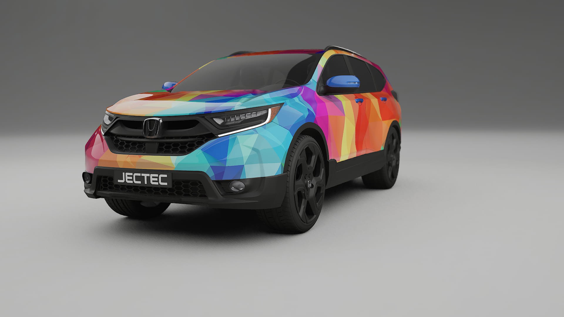 Honda CRV Touring prefacelift pre-LCI VECTOR VIBE Designed Wrap PPF Kit – Printable Polyurethane Film