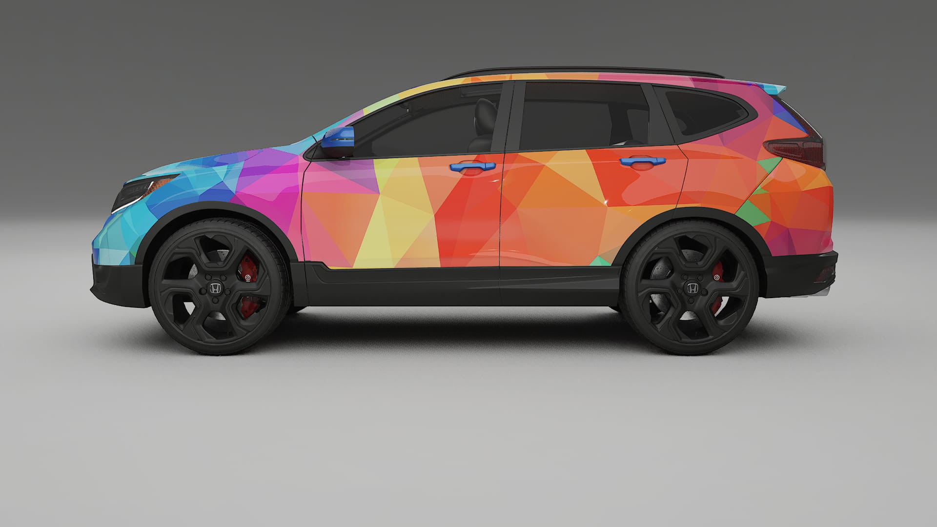 Honda CRV Touring prefacelift pre-LCI VECTOR VIBE – Design-Wrap PPF-Kit aus bedruckbarer Polyurethanfolie