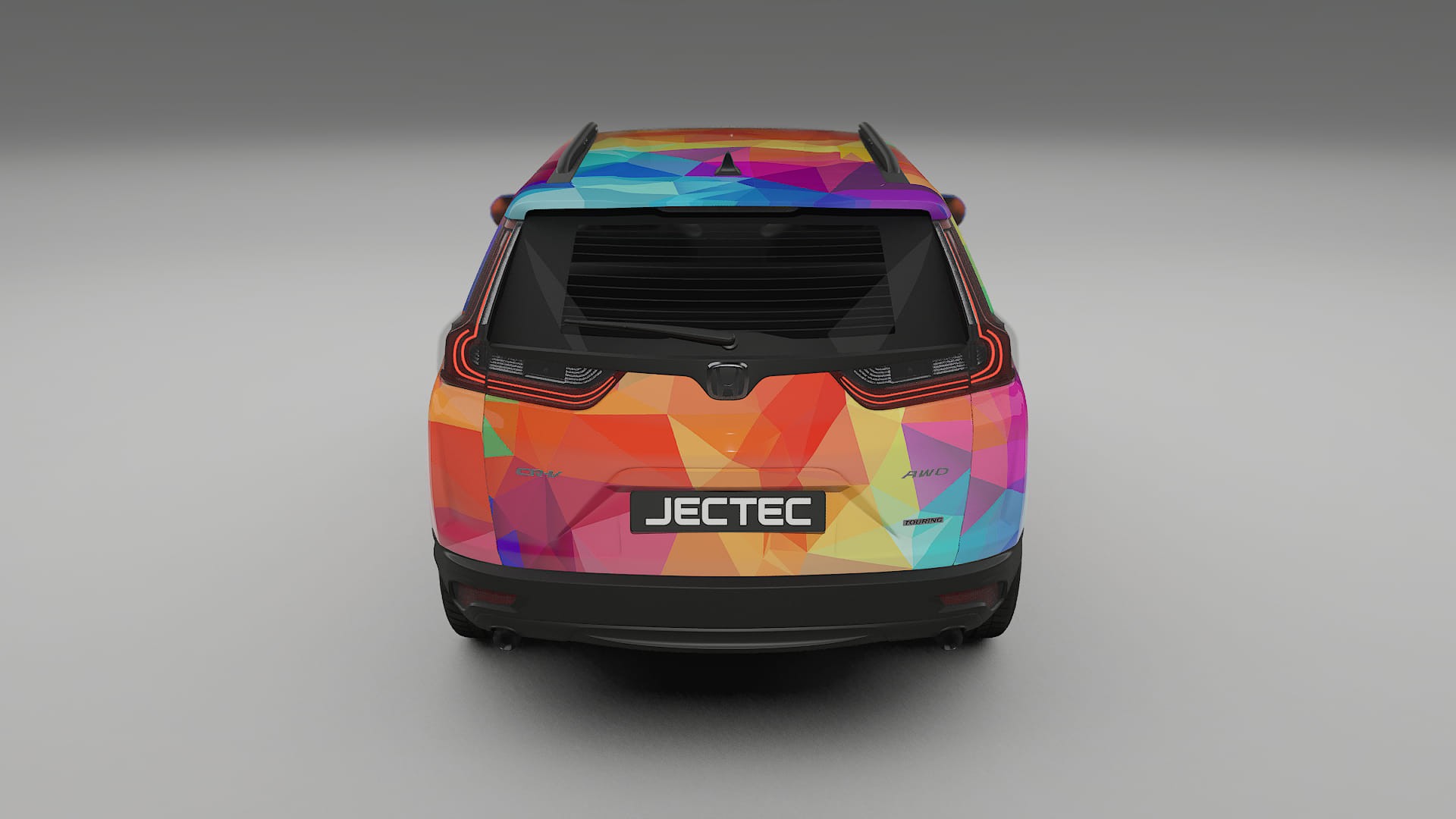 Honda CRV Touring prefacelift pre-LCI VECTOR WIBE Designed Wrap PPF Kit – Printable Polyurethane Film