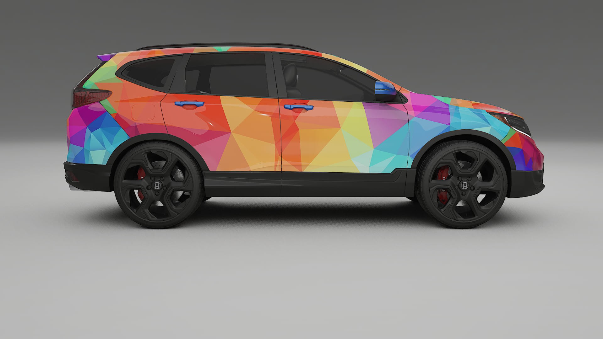 Honda CRV Touring prefacelift pre-LCI VECTOR WIBE Designed Wrap PPF Kit – Printable Polyurethane Film
