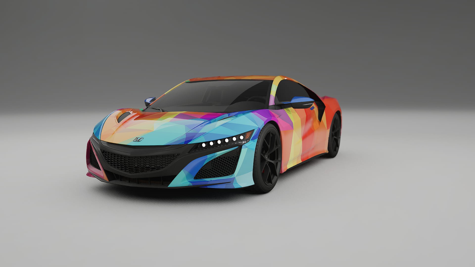 Honda NSX prefacelift pre-LCI VECTOR WIBE Designed Wrap PPF Kit – Printable Polyurethane Film