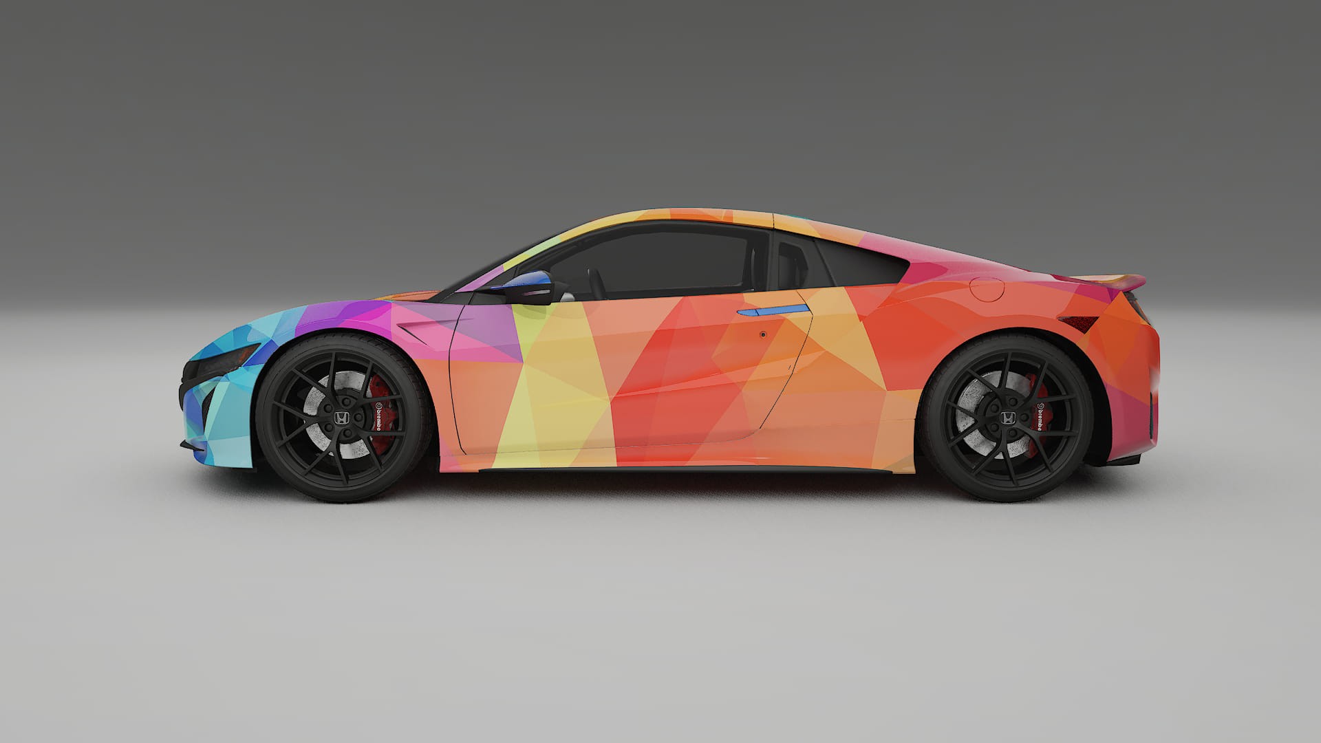 Honda NSX prefacelift pre-LCI VECTOR VIBE Designed Wrap PPF Kit – Printable Polyurethane Film