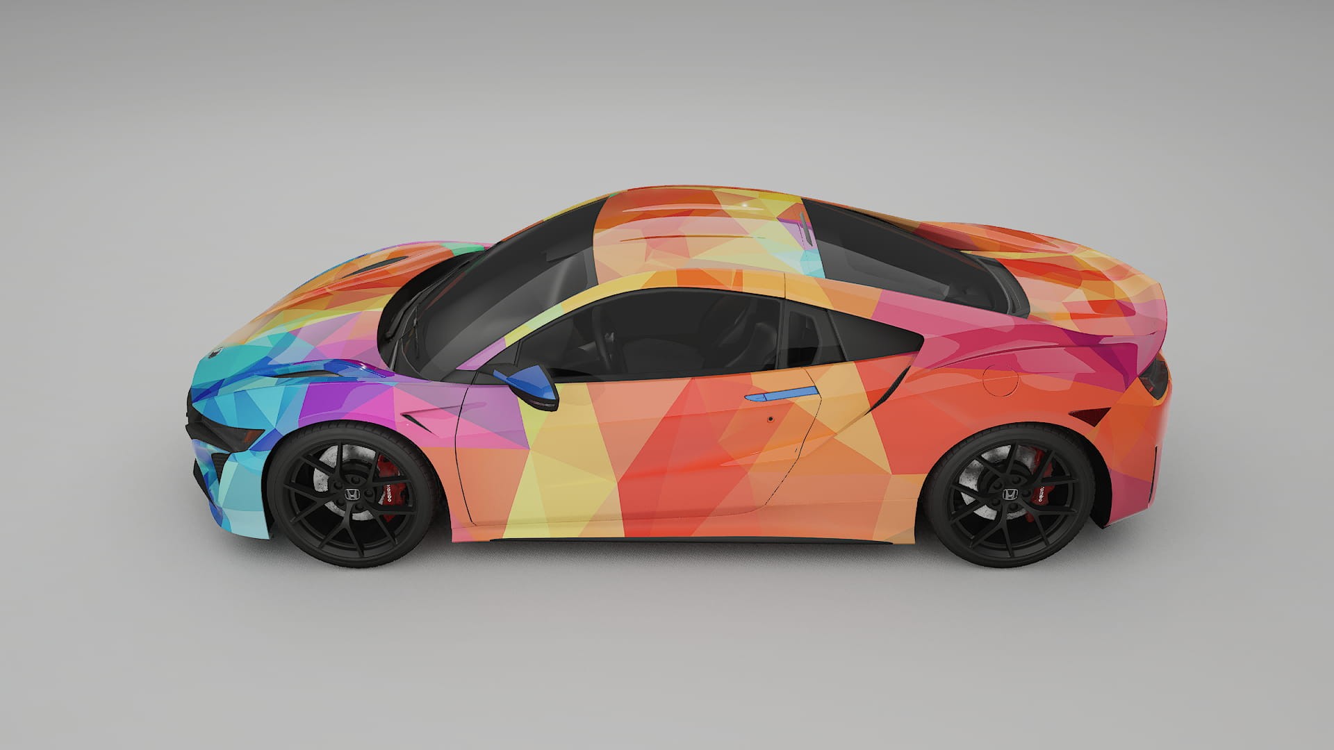 Honda NSX prefacelift pre-LCI VECTOR VIBE Designed Wrap PPF Kit – Printable Polyurethane Film