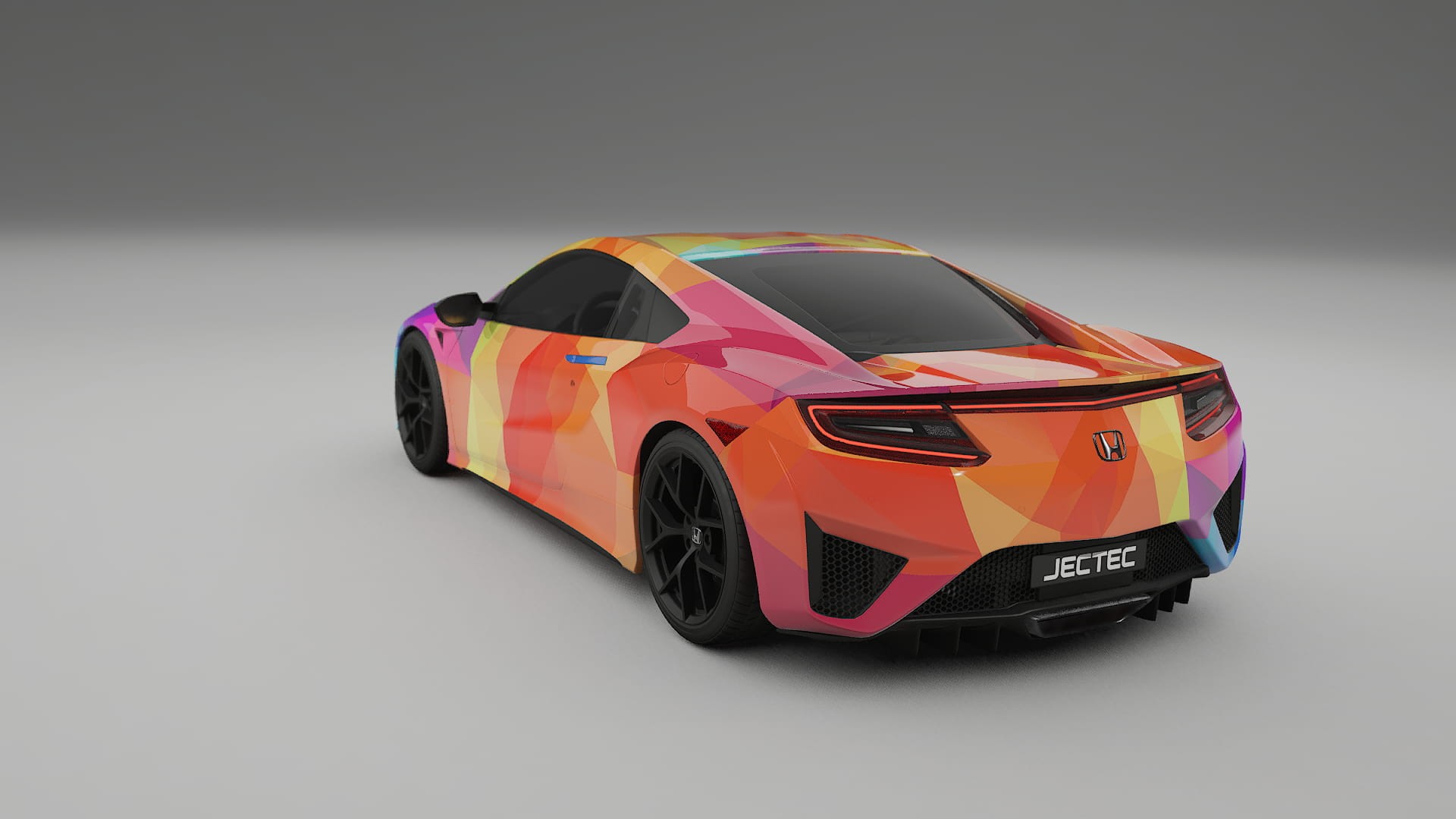 Honda NSX prefacelift pre-LCI VECTOR WIBE Designed Wrap PPF Kit – Printable Polyurethane Film