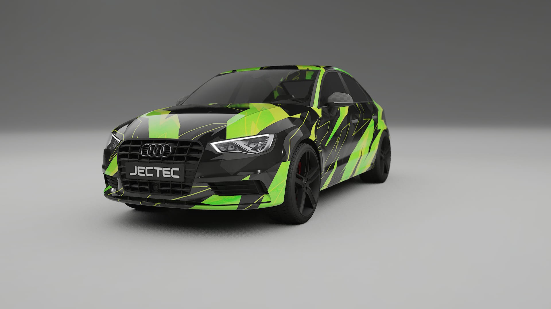 Audi A3 8V sedan prefacelift NINJA TURTLES Designed Wrap PPF Kit – Printable Polyurethane Film