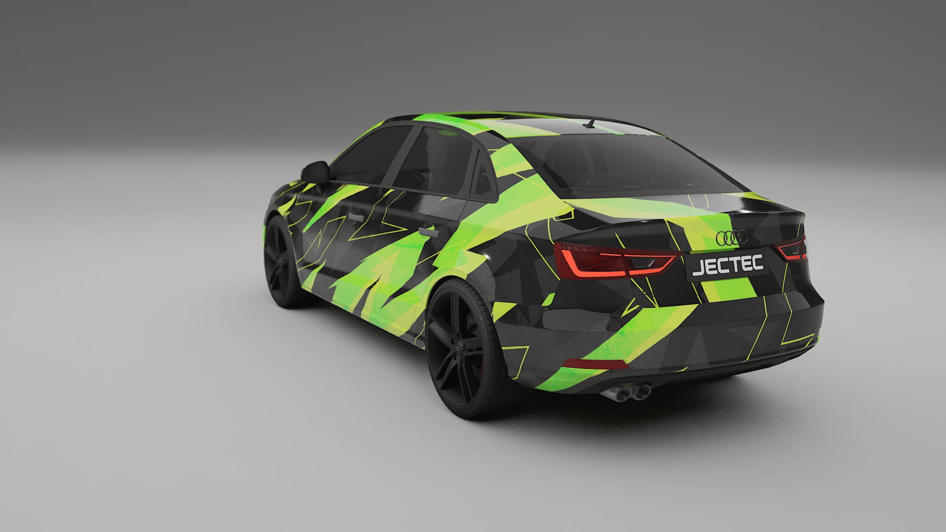 Audi A3 8V sedan prefacelift NINJA TURTLES Designed Wrap PPF Kit – Printable Polyurethane Film