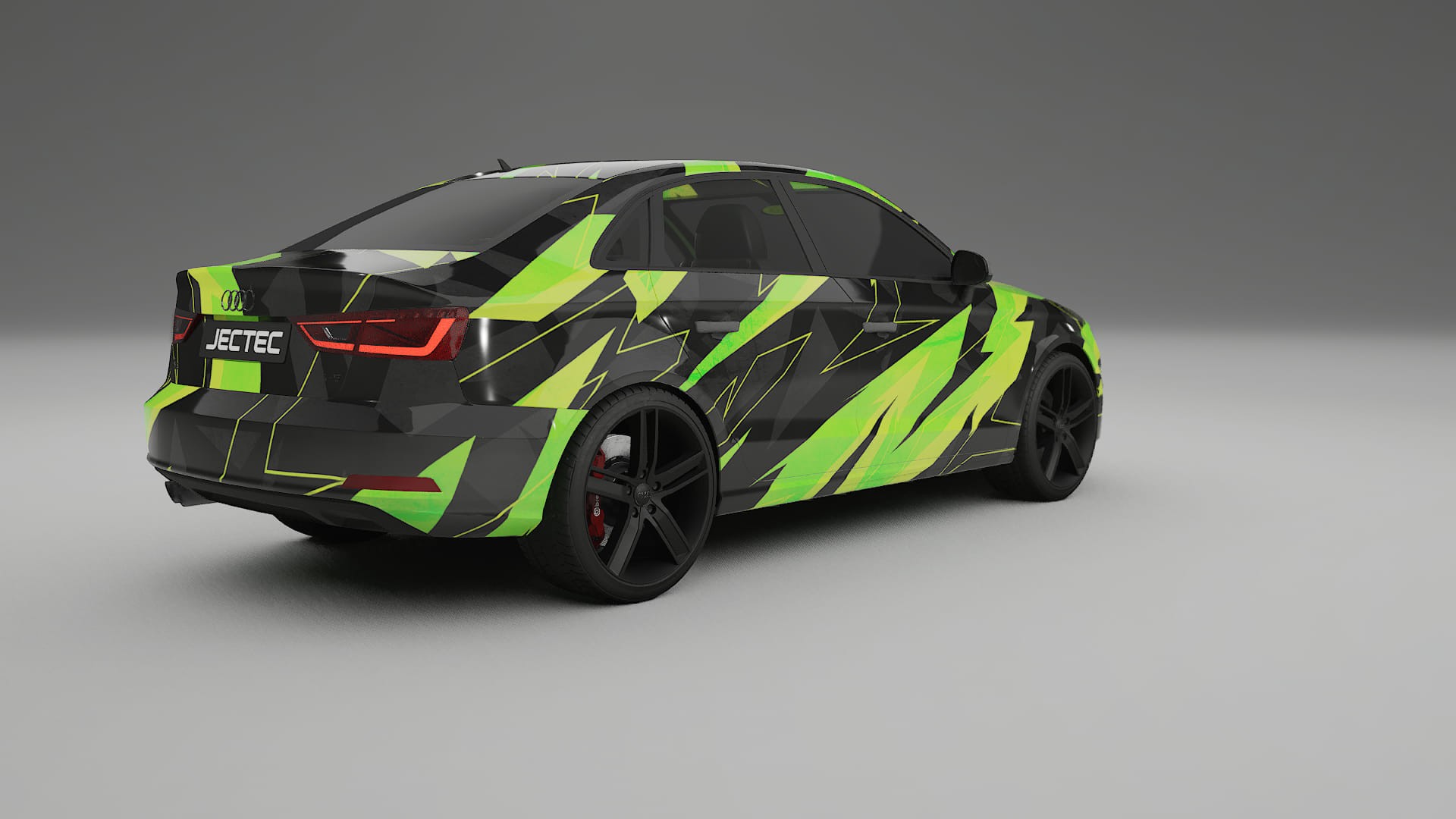 Audi A3 8V sedan prefacelift NINJA TURTLES Designed Wrap PPF Kit – Printable Polyurethane Film