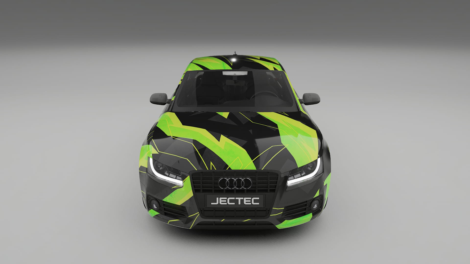 Audi A5 8T Sportback prefacelift pre-LCI NINJA TURTLES – Design-Wrap PPF-Kit aus bedruckbarer Polyurethanfolie