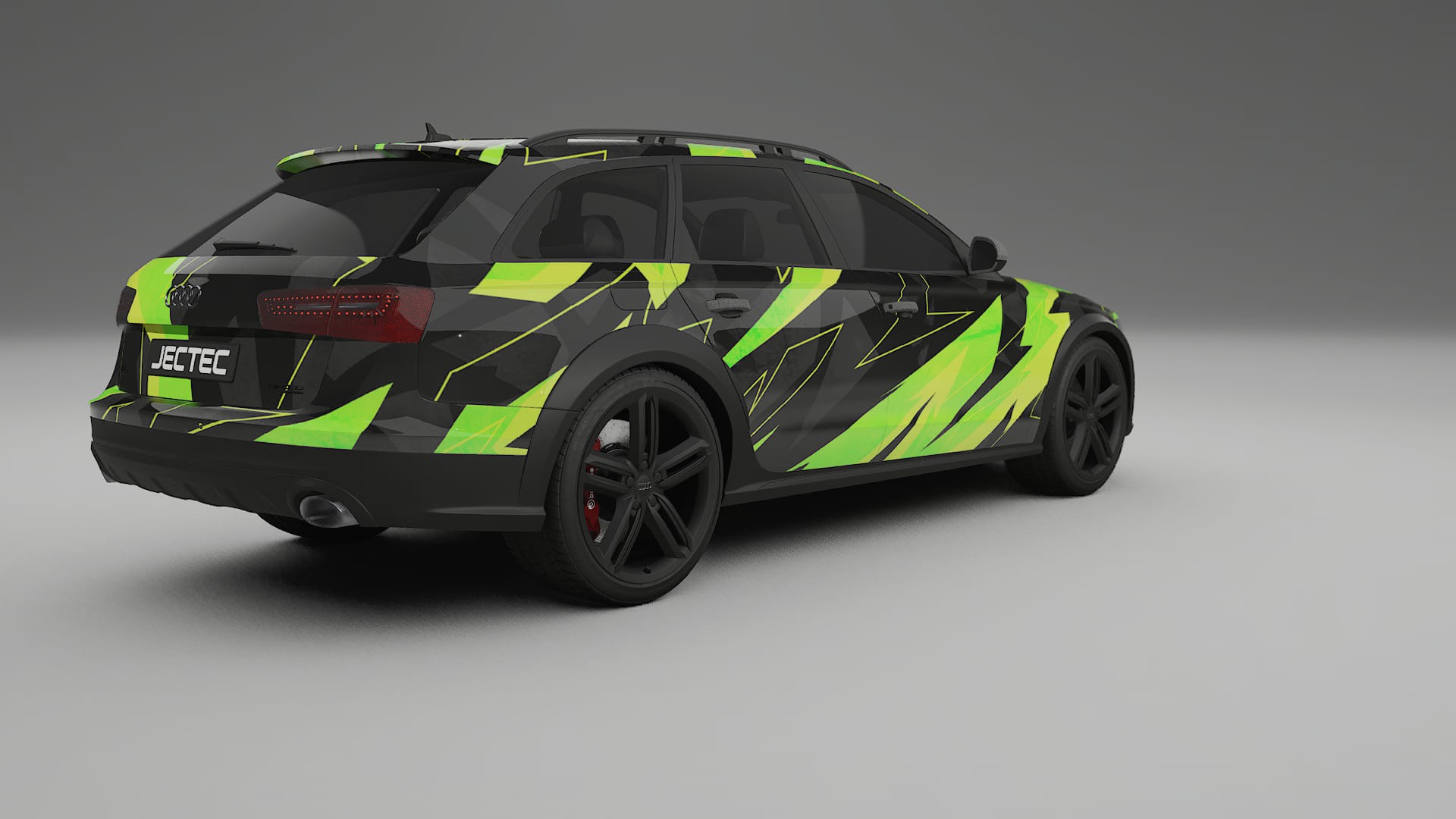 Audi A6 Allroad C7 prefacelift pre-LCI NINJA TURTLES – Design-Wrap PPF-Kit aus bedruckbarer Polyurethanfolie