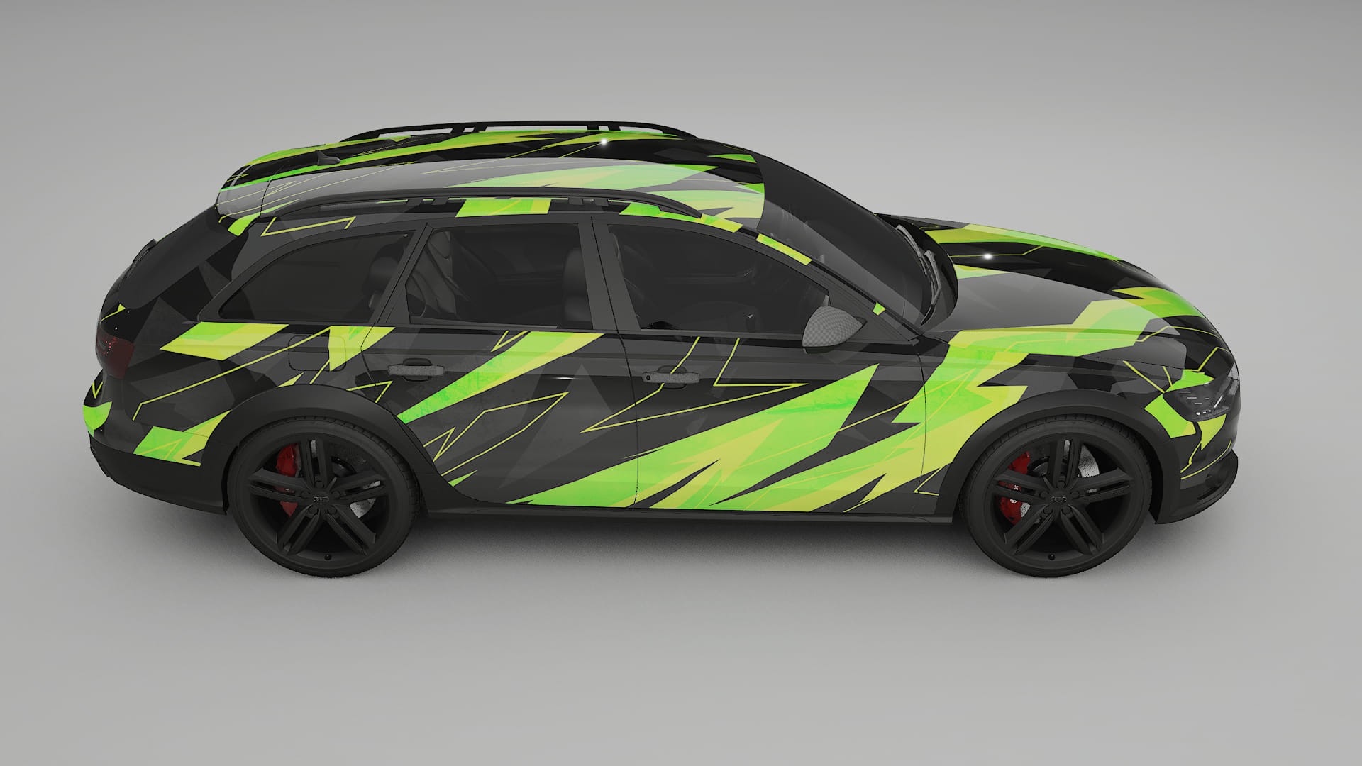 Audi A6 Allroad C7 prefacelift pre-LCI NINJA TURTLES Designed Wrap PPF Kit – Printable Polyurethane Film