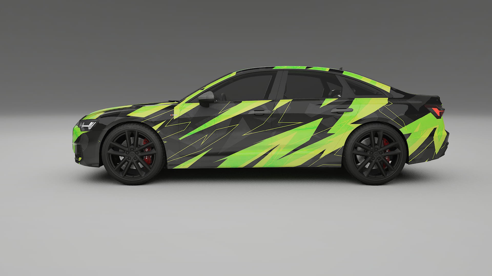 Audi A6 S-Line C8 NINJA TURTLES Designed Wrap PPF Kit – Printable Polyurethane Film