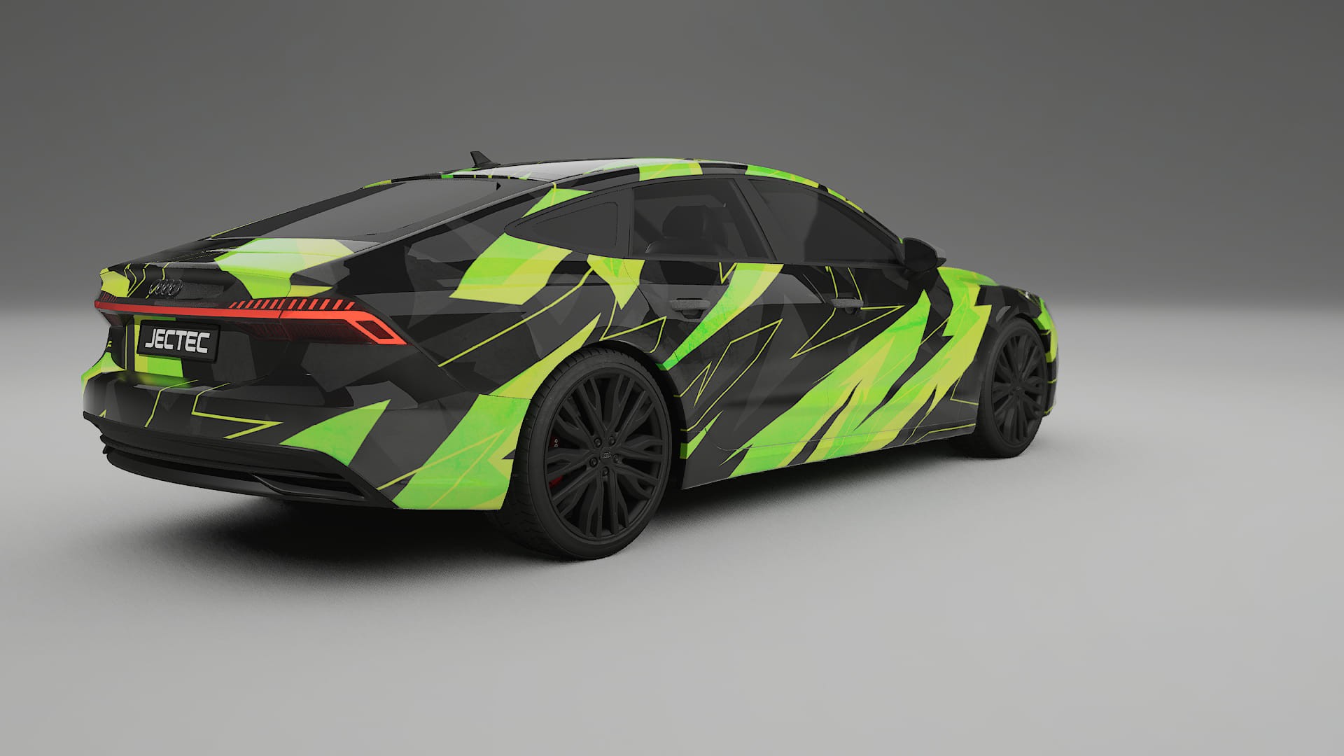 Audi A7 C8 Sportback prefacelift pre-LCI NINJA TURTLES – Design-Wrap PPF-Kit aus bedruckbarer Polyurethanfolie