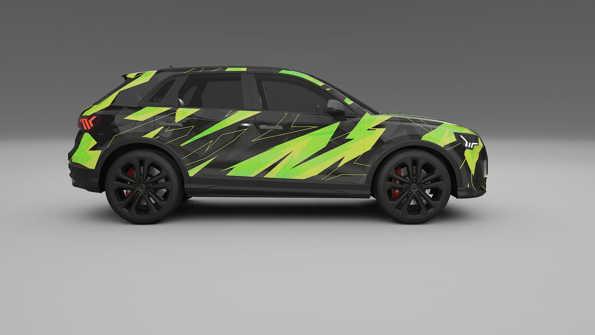 Audi Q3 S-Line F3 NINJA TURTLES Designed Wrap PPF Kit – Printable Polyurethane Film